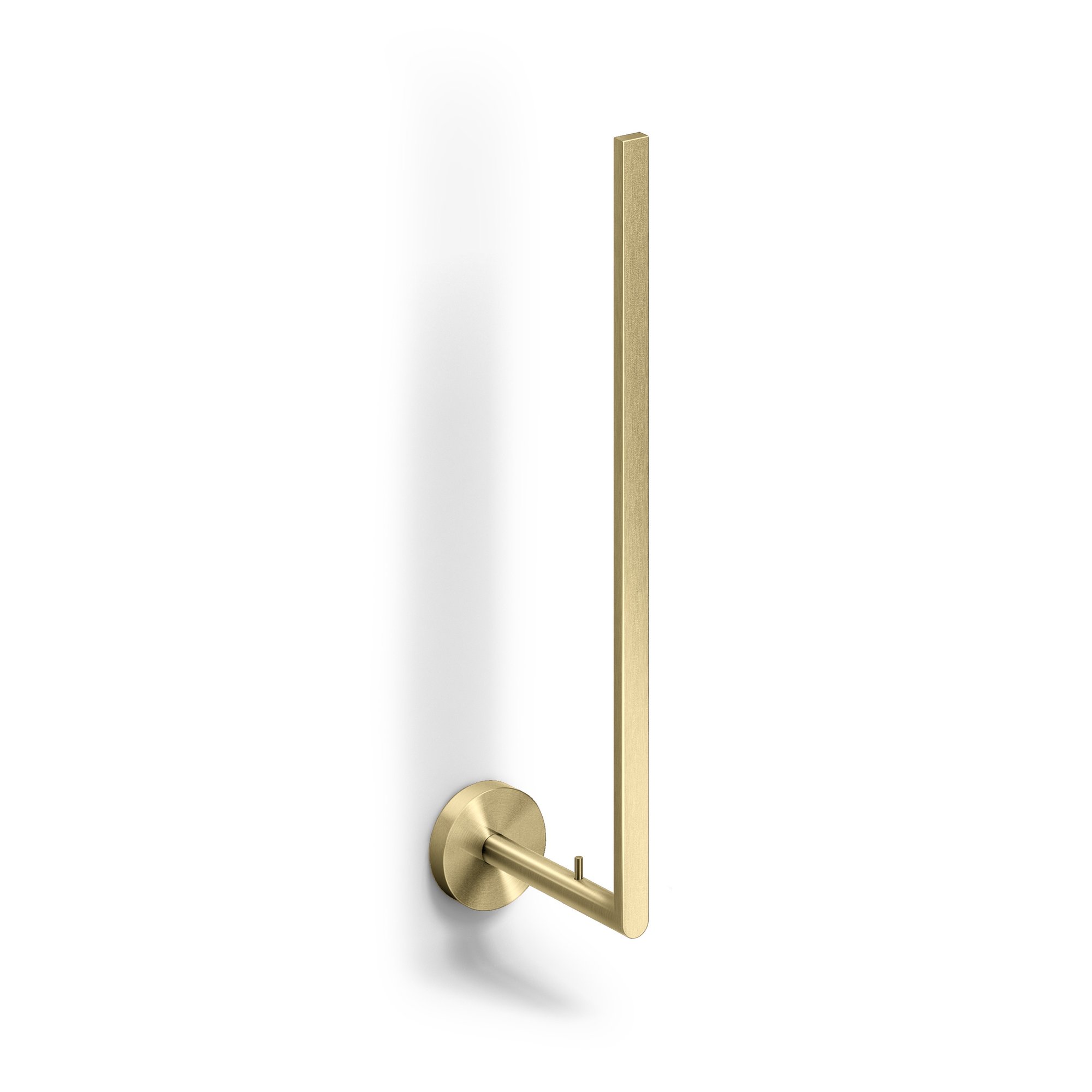 Clou Flat reserverolhouder - geborsteld goud pvd - CL/09.02035.82 - Afbeelding 3