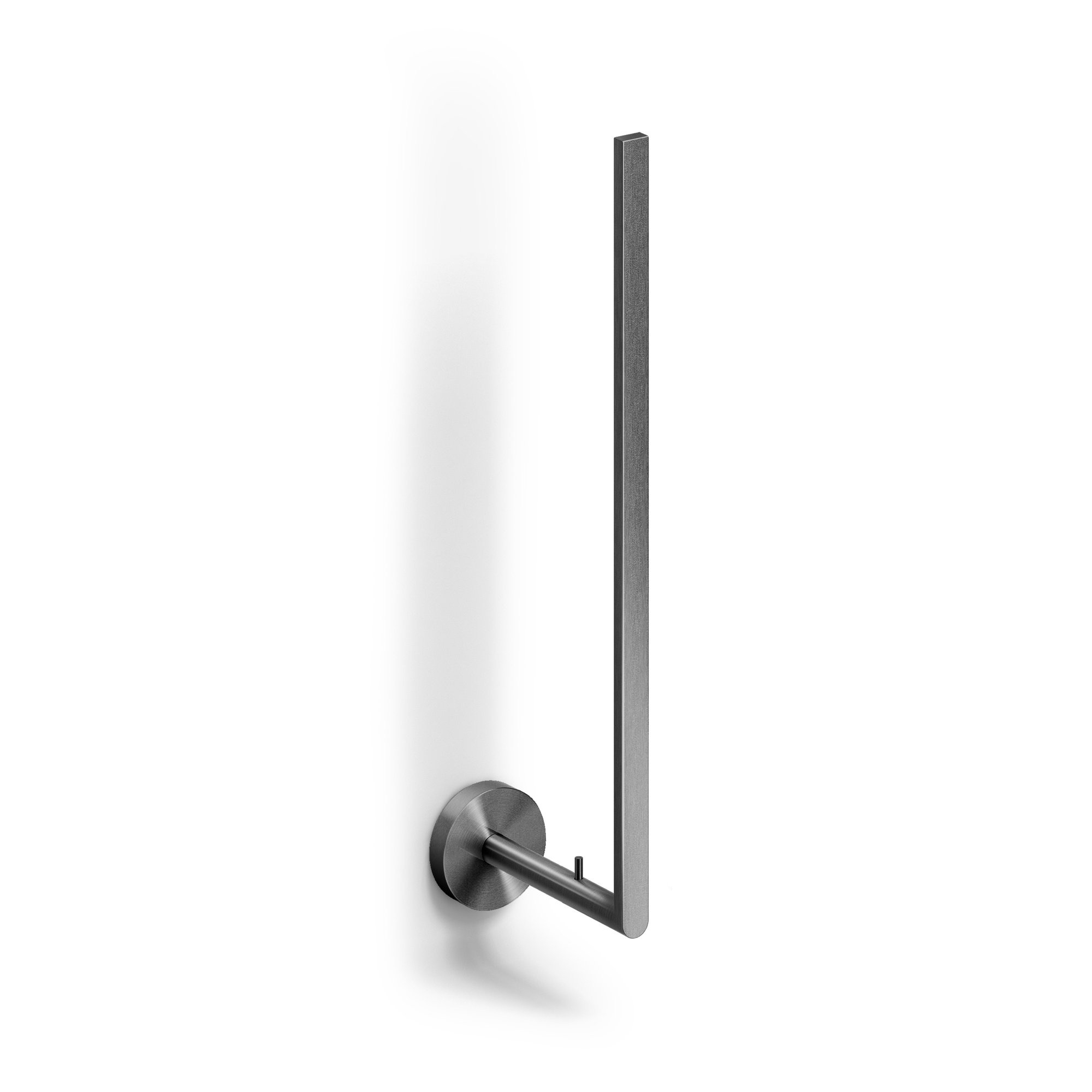 Clou Flat reserverolhouder - geborsteld gunmetal pvd - CL/09.02035.84 - Afbeelding 3