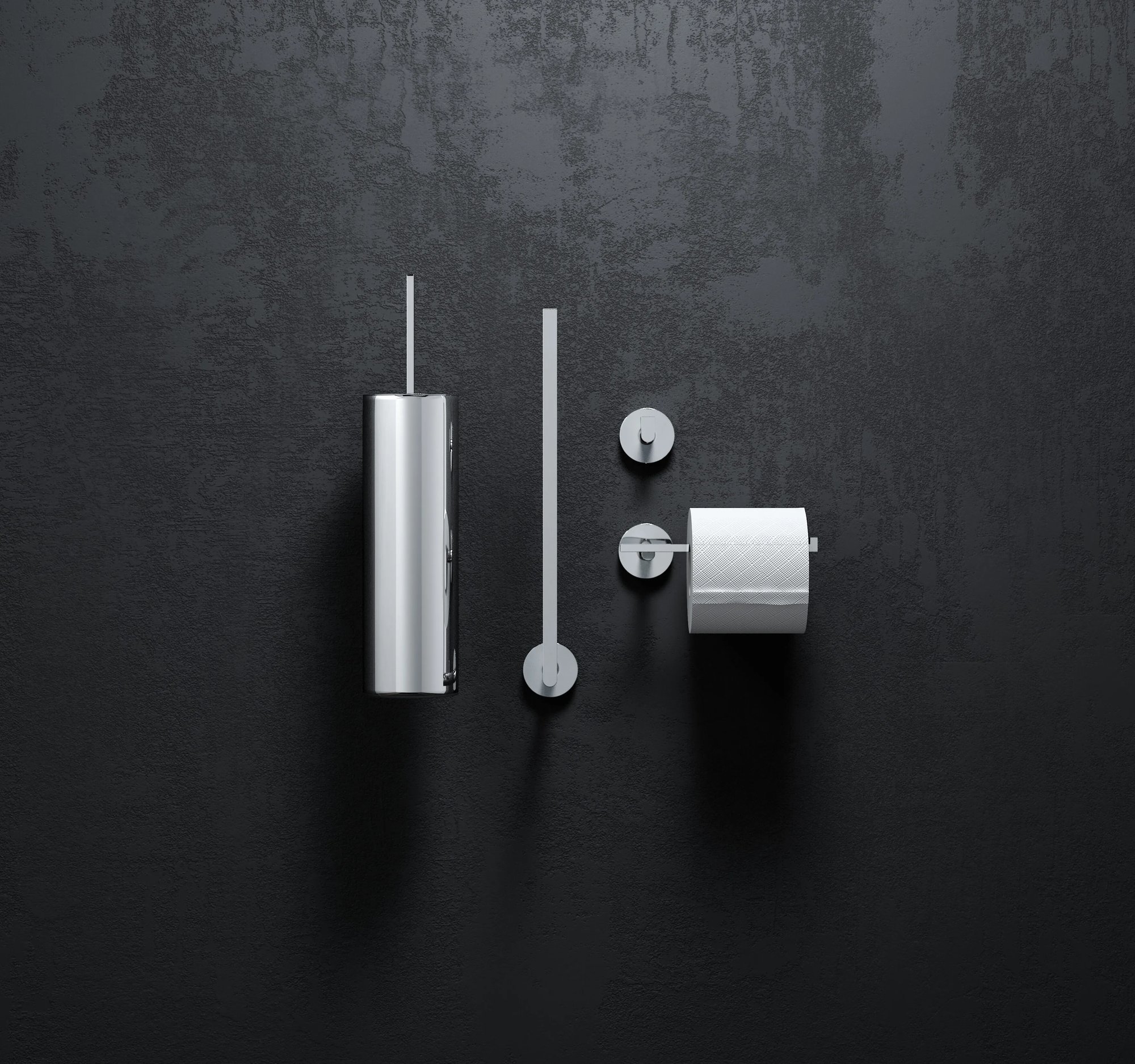 Clou Flat reserverolhouder - chroom - CL/09.02035 - Afbeelding 3