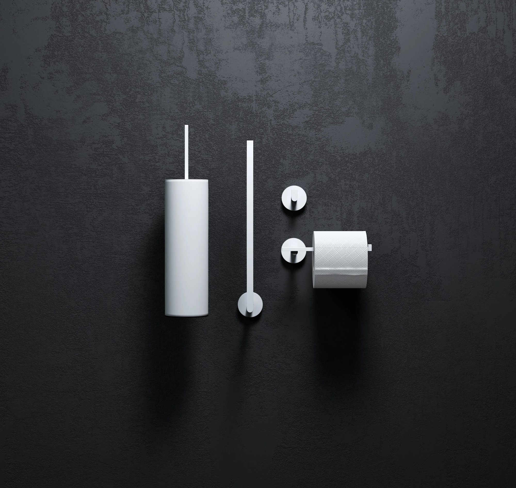 Clou Flat toilet accessoires set mat-wit - CL/09.02099.20.01 - Afbeelding 3