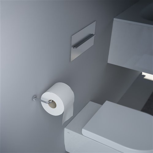 Clou Slim toiletrolhouder zonder klep RVS geborsteld - CL/09.03030.41 - Afbeelding 3
