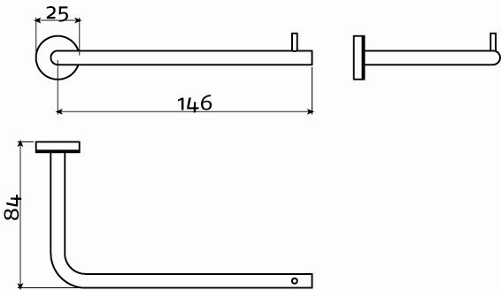 Clou Slim toiletrolhouder zonder klep RVS geborsteld - CL/09.03030.41 - Afbeelding 6