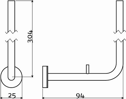 Clou Slim reserverolhouder RVS geborsteld - CL/09.03035.41 - Afbeelding 6