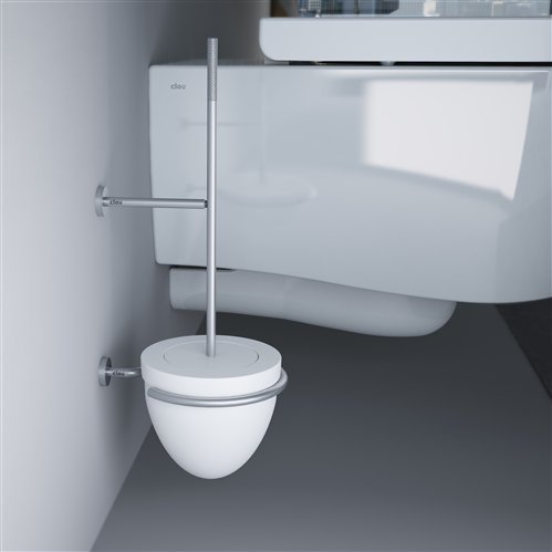Clou Slim toiletborstelgarnituur wand RVS geborsteld - CL/09.03042.41 - Afbeelding 5
