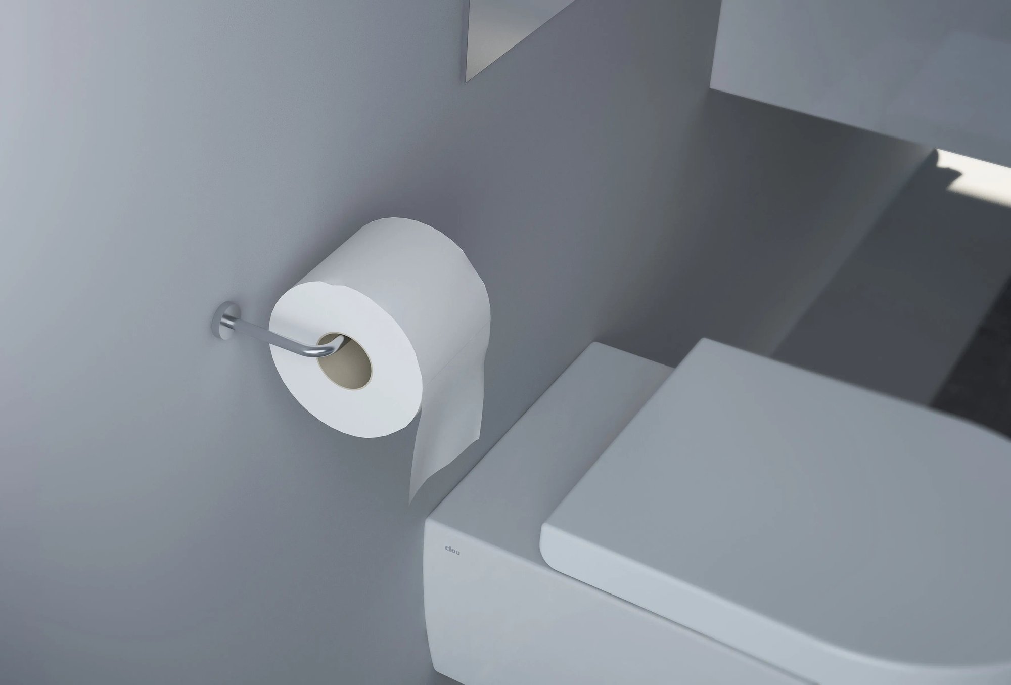 Clou Slim toilet accessoires set RVS geborsteld - CL/09.03099.41.01 - Afbeelding 4