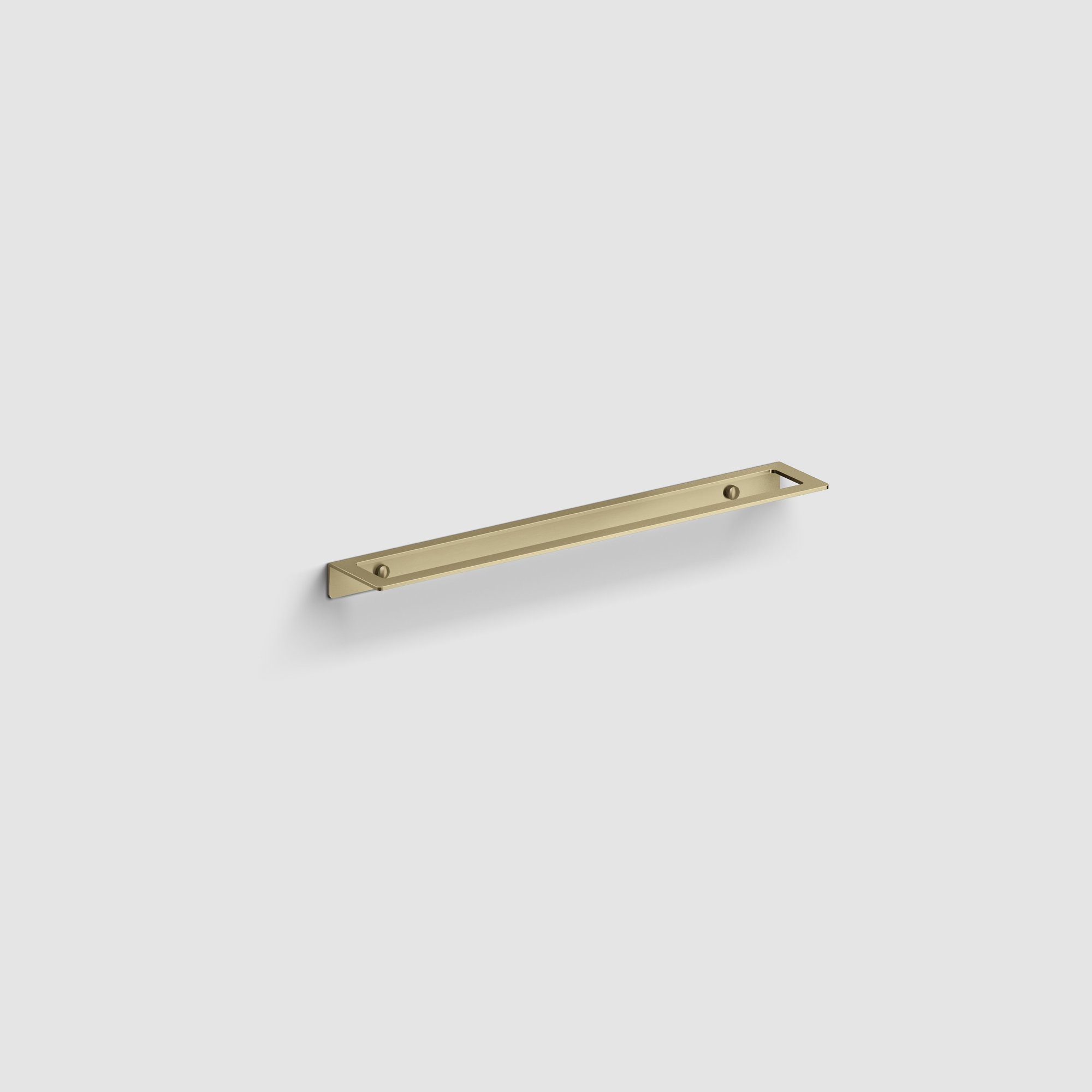 Clou Fold handdoekrek 45cm - geborsteld goud pvd - CL/09.04051.82 - Afbeelding 2