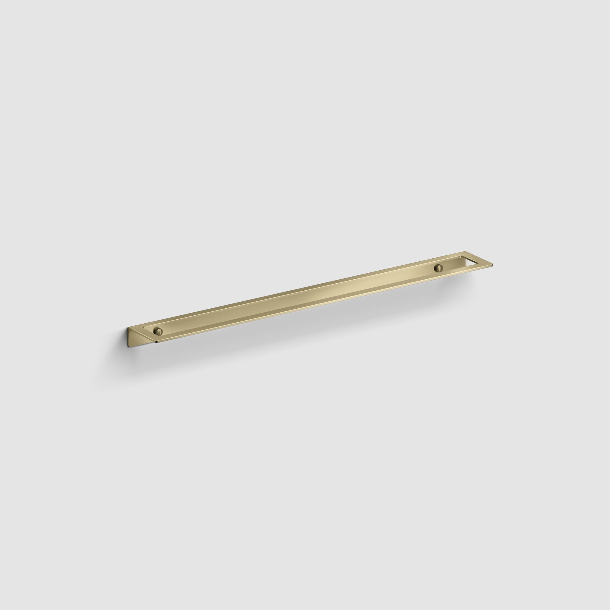 Clou Fold handdoekrek 60cm - geborsteld goud pvd - CL/09.04057.82 - Afbeelding 2