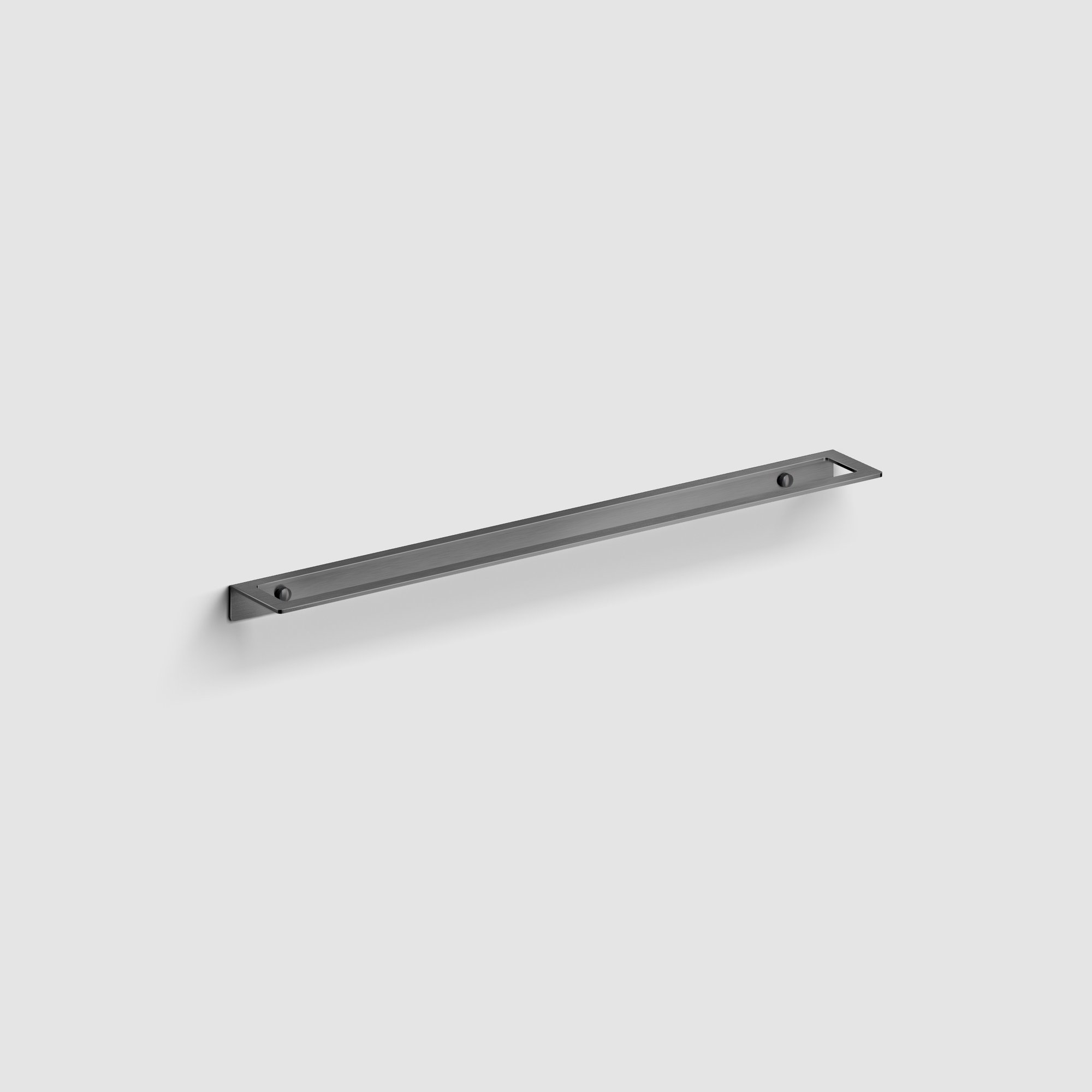 Clou Fold handdoekrek 60cm - geborsteld gunmetal pvd - CL/09.04057.84 - Afbeelding 2