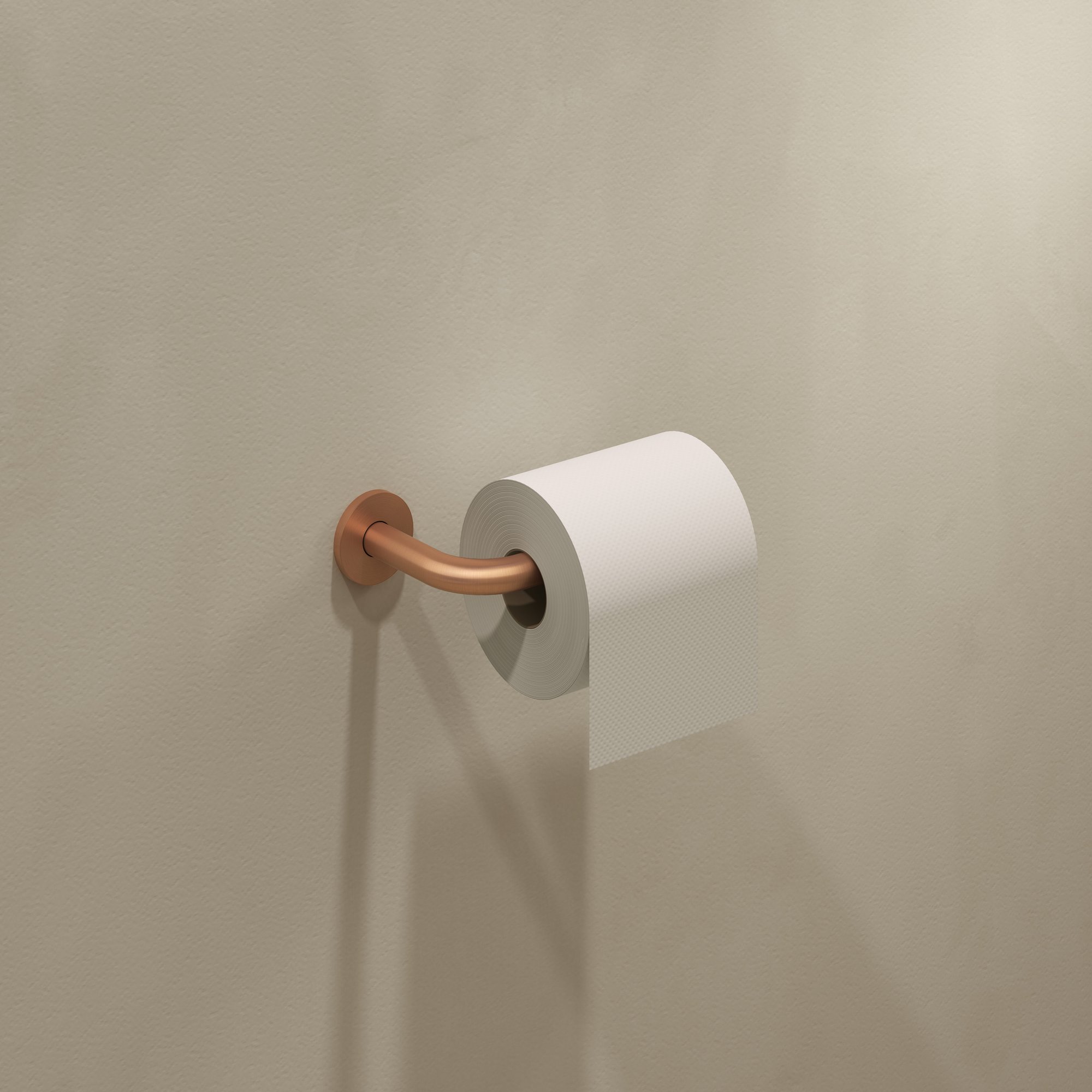 Clou Kaldur toiletrolhouder - geborsteld brons PVD - CL/09.05030.83 - Afbeelding 6