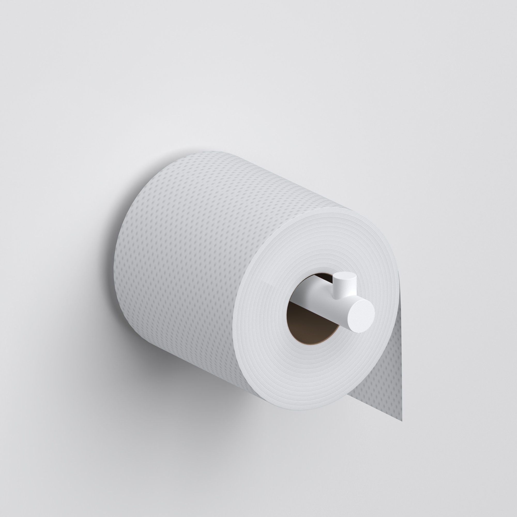 Clou Kaldur toiletrolhouder recht - mat wit - CL/09.05031.20 - Afbeelding 3