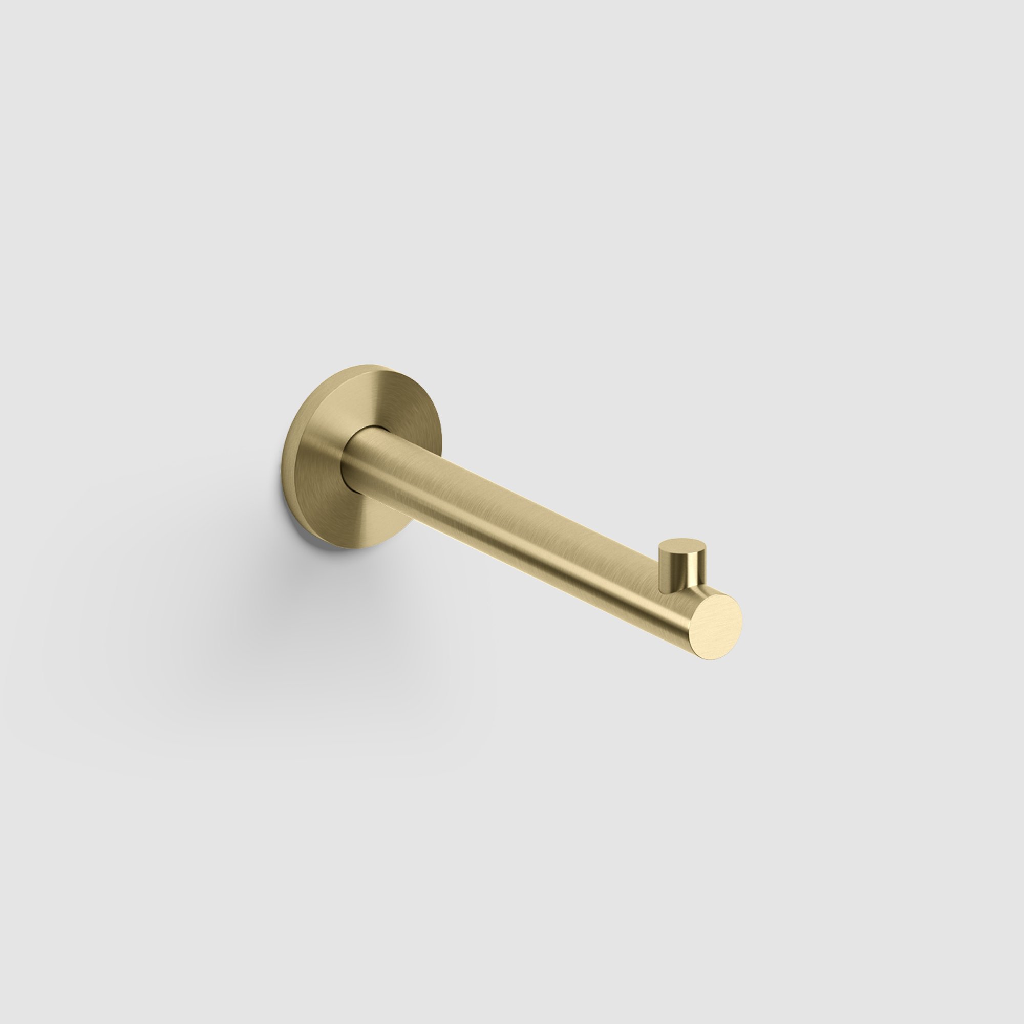 Clou Kaldur toiletrolhouder recht - geborsteld goud PVD - CL/09.05031.82 - Afbeelding 2