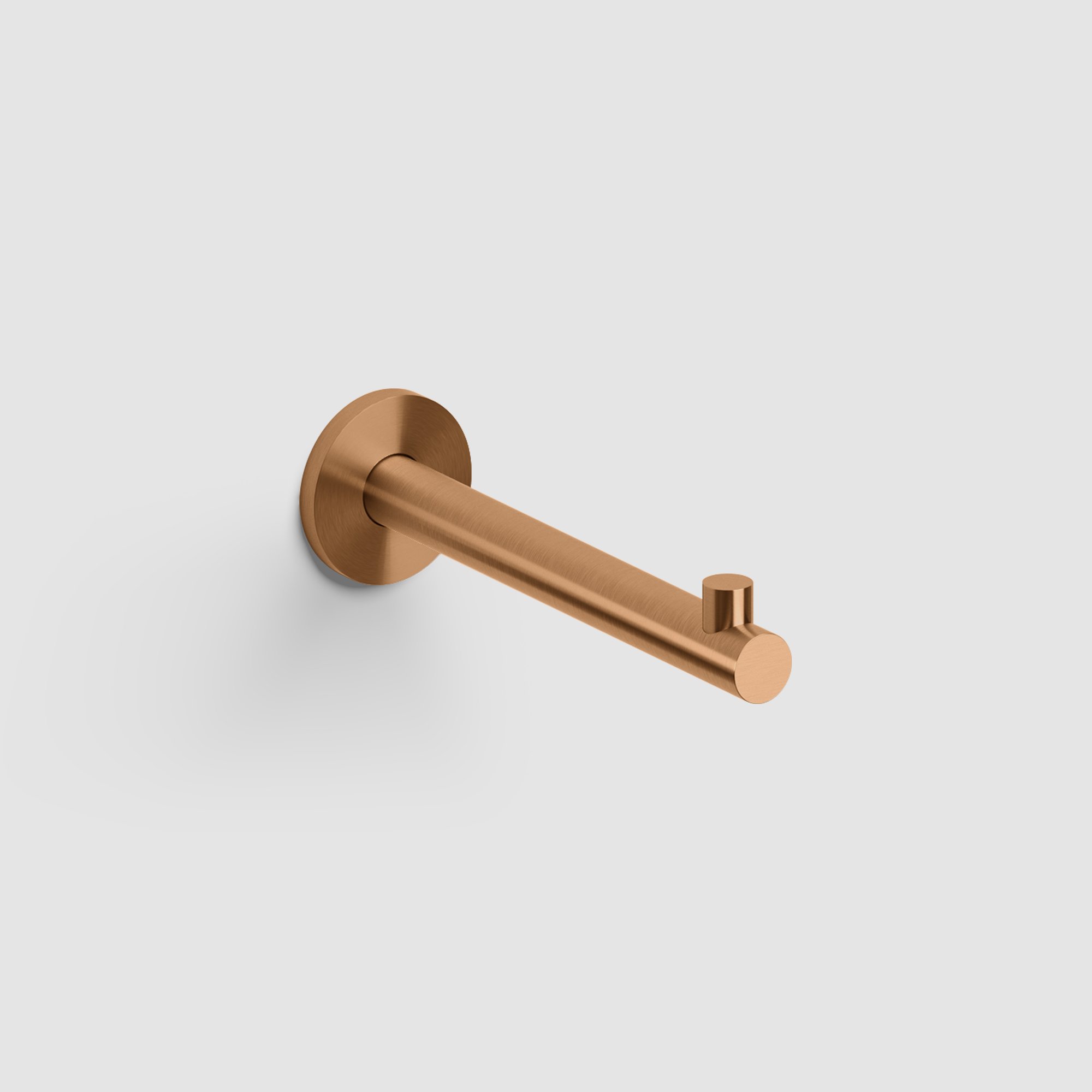 Clou Kaldur toiletrolhouder recht - geborsteld brons PVD - CL/09.05031.83 - Afbeelding 2