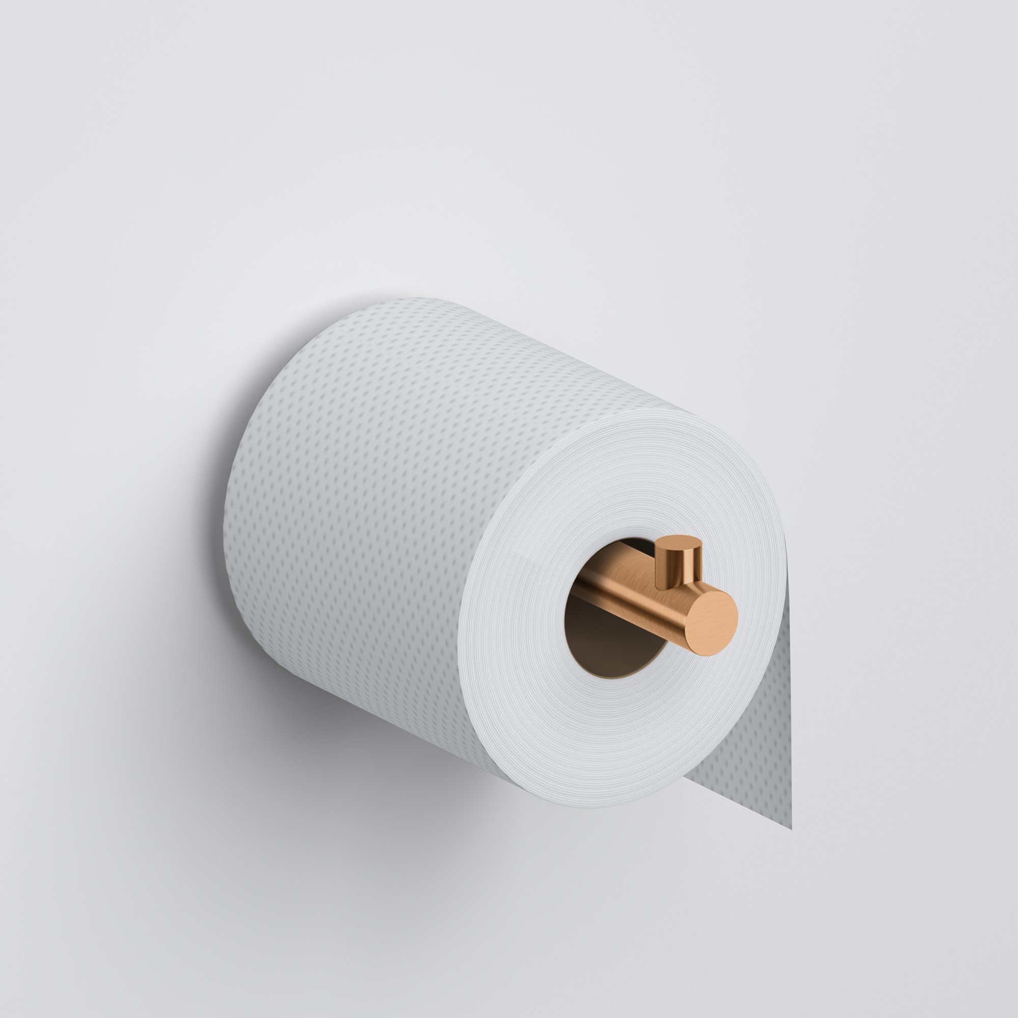 Clou Kaldur toiletrolhouder recht - geborsteld brons PVD - CL/09.05031.83 - Afbeelding 3