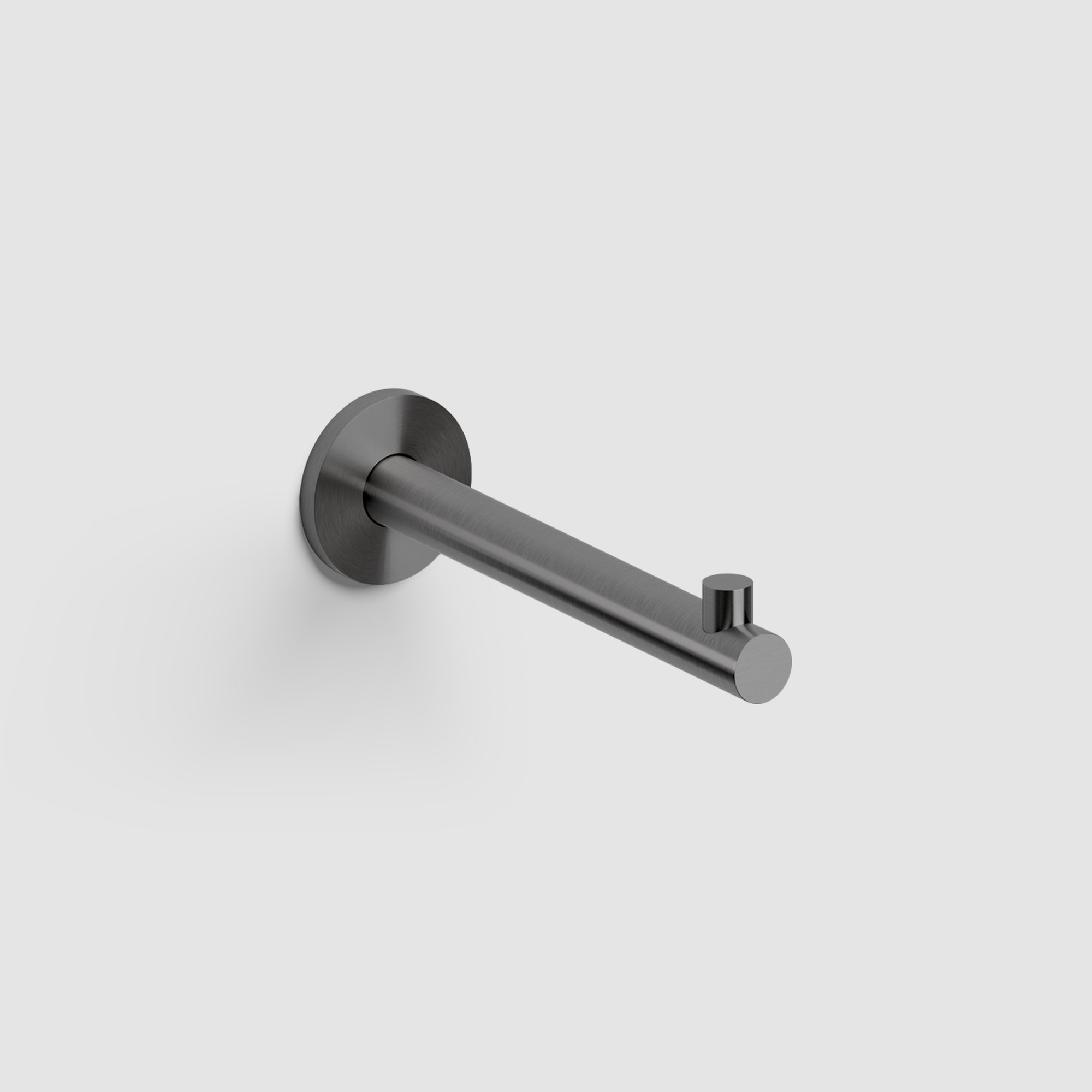 Clou Kaldur toiletrolhouder recht - geborsteld gunmetal PVD - CL/09.05031.84 - Afbeelding 2