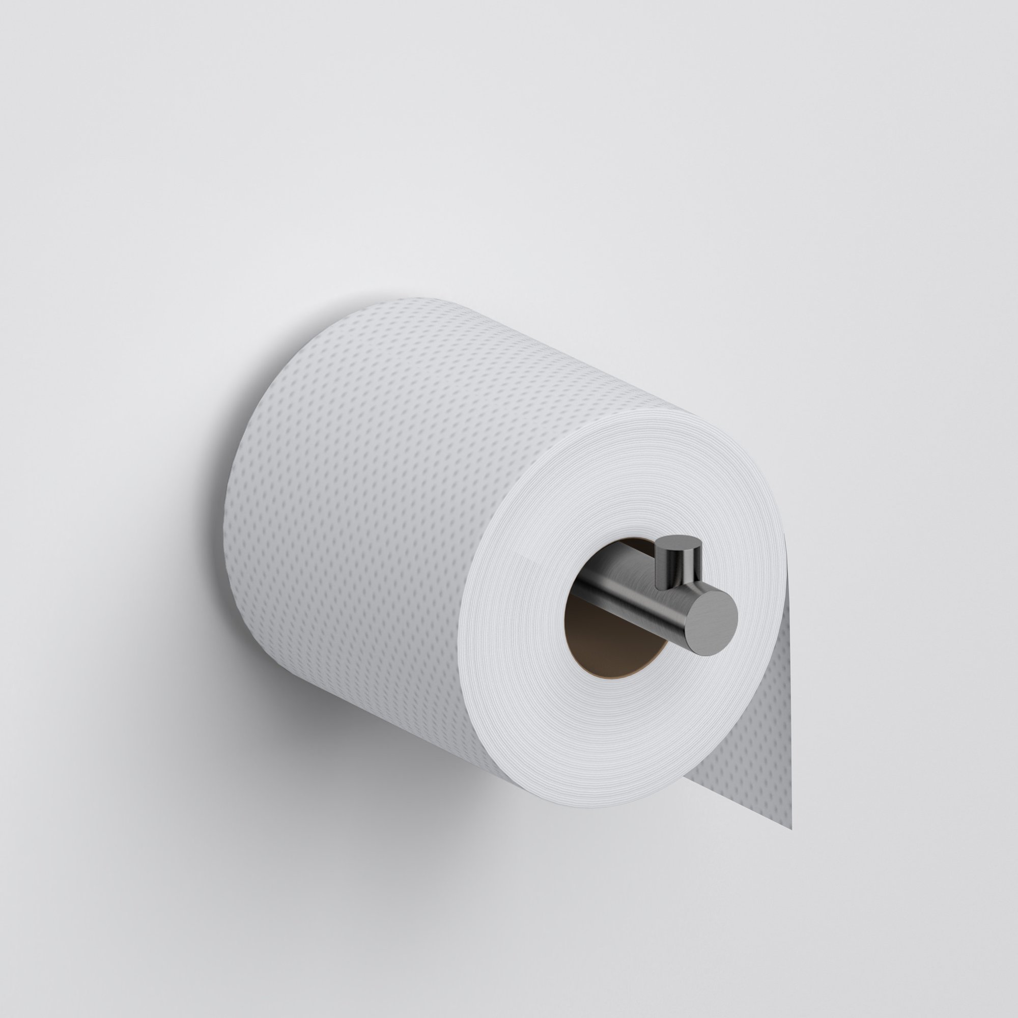 Clou Kaldur toiletrolhouder recht - geborsteld gunmetal PVD - CL/09.05031.84 - Afbeelding 3