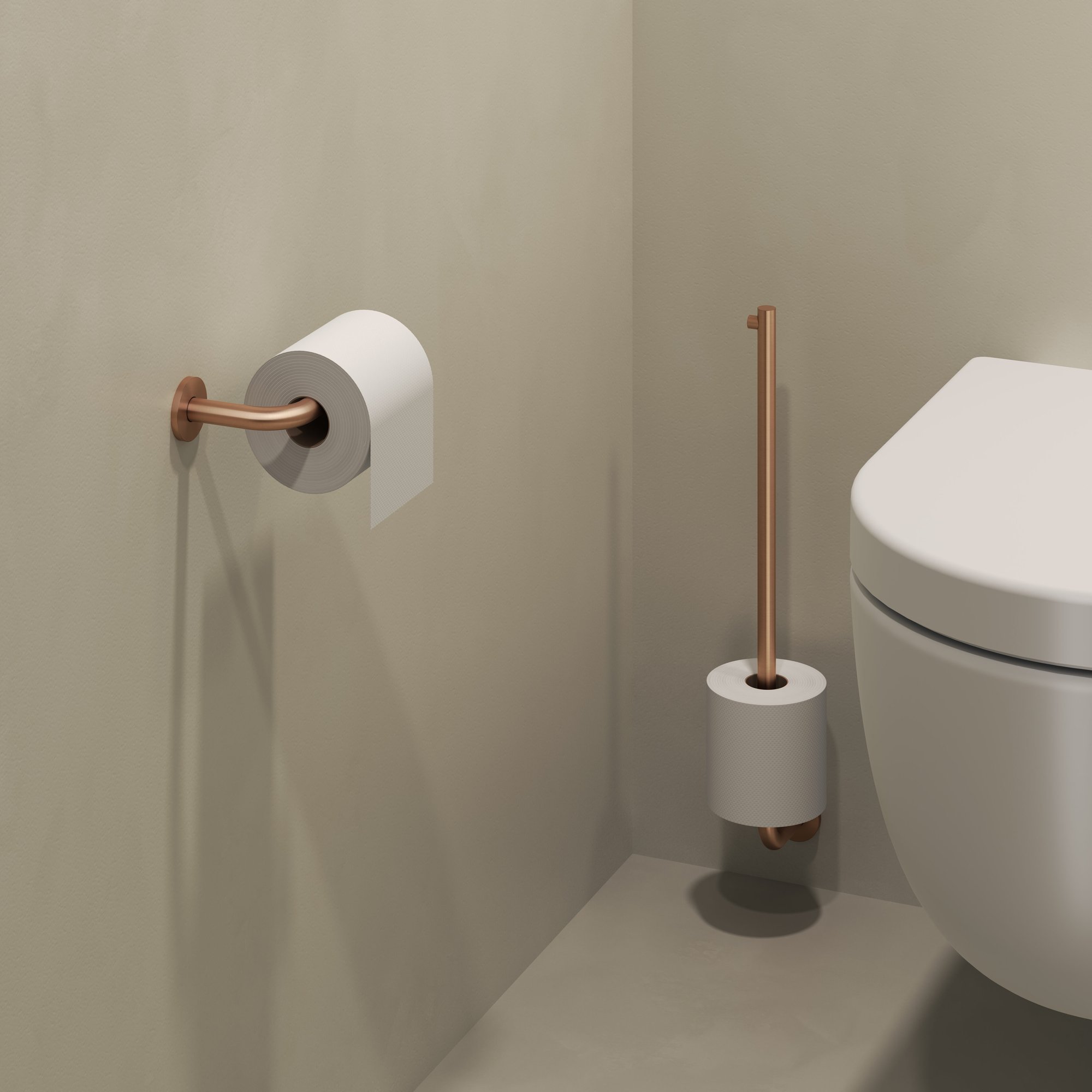 Clou Kaldur reserverolhouder - geborsteld brons PVD - CL/09.05035.83 - Afbeelding 4