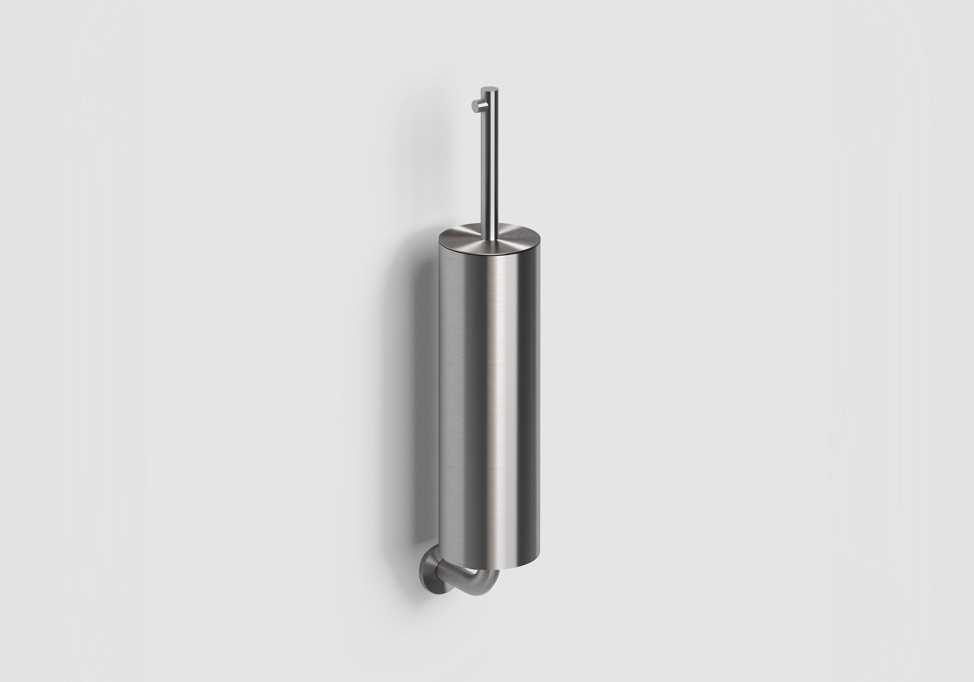 Clou Kaldur toiletborstelhouder wand - geborsteld RVS - CL/09.05041.41 - Afbeelding 2