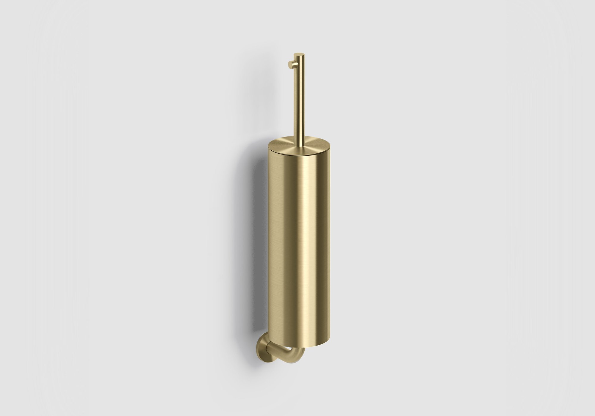 Clou Kaldur toiletborstelhouder wand - geborsteld goud PVD - CL/09.05041.82 - Afbeelding 2