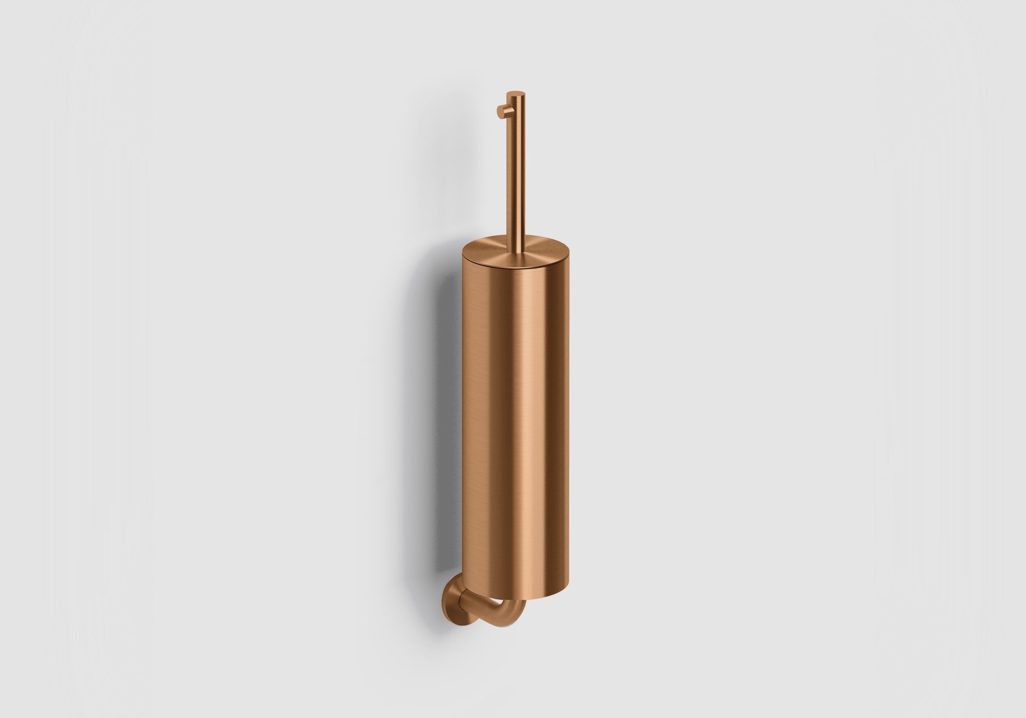 Clou Kaldur toiletborstelhouder wand - geborsteld brons PVD - CL/09.05041.83 - Afbeelding 2
