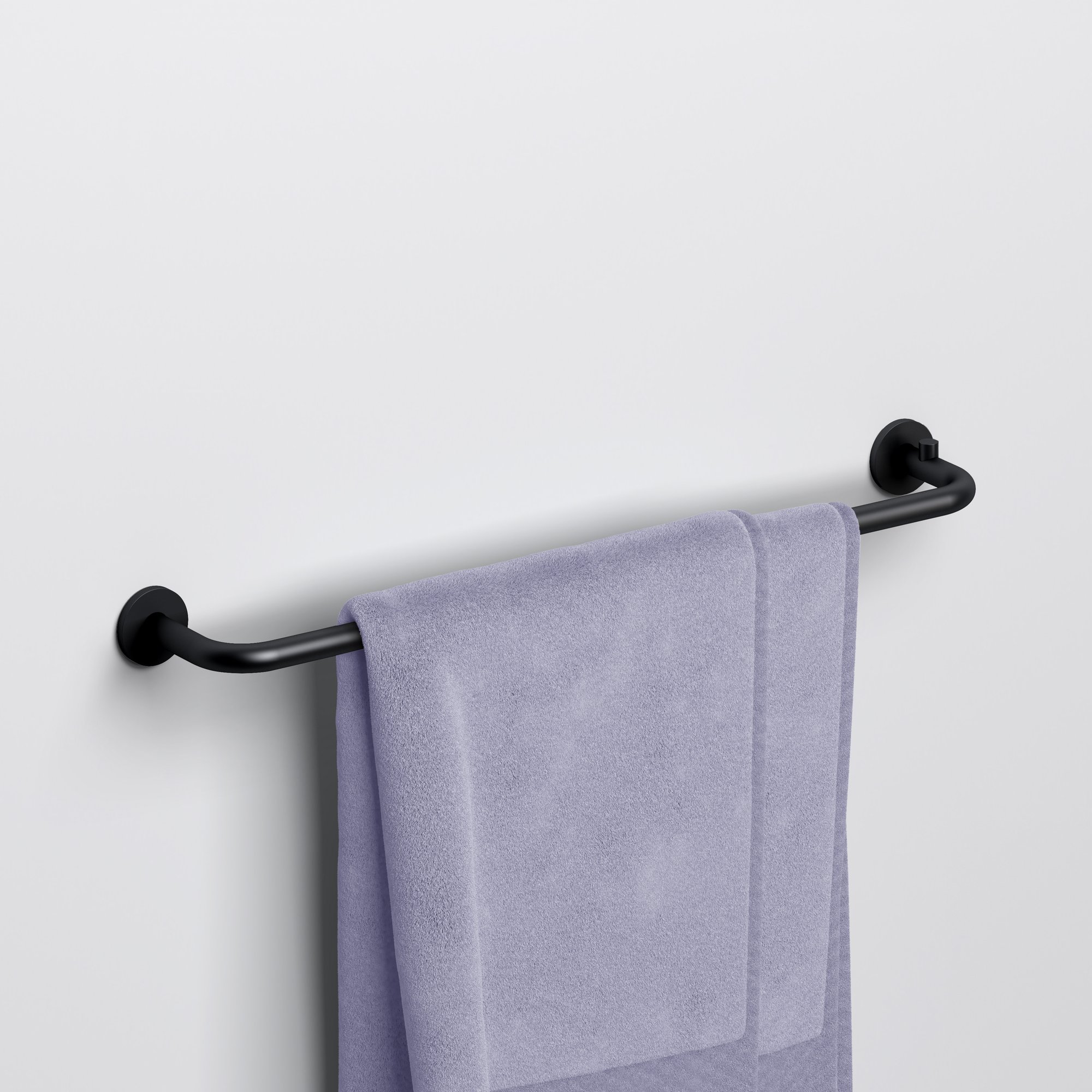 Clou Kaldur handdoekrek 45cm - mat zwart - CL/09.05051.21 - Afbeelding 3