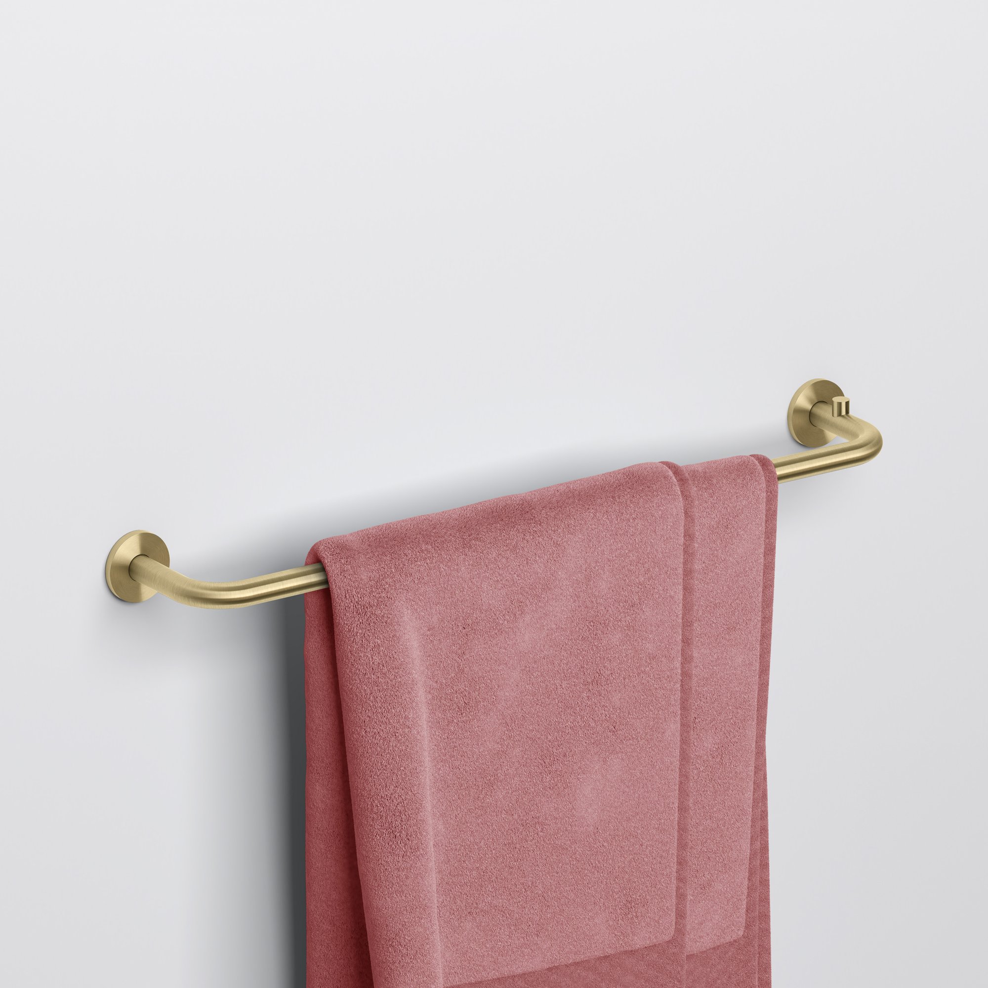 Clou Kaldur handdoekrek 45cm - geborsteld goud PVD - CL/09.05051.82 - Afbeelding 3