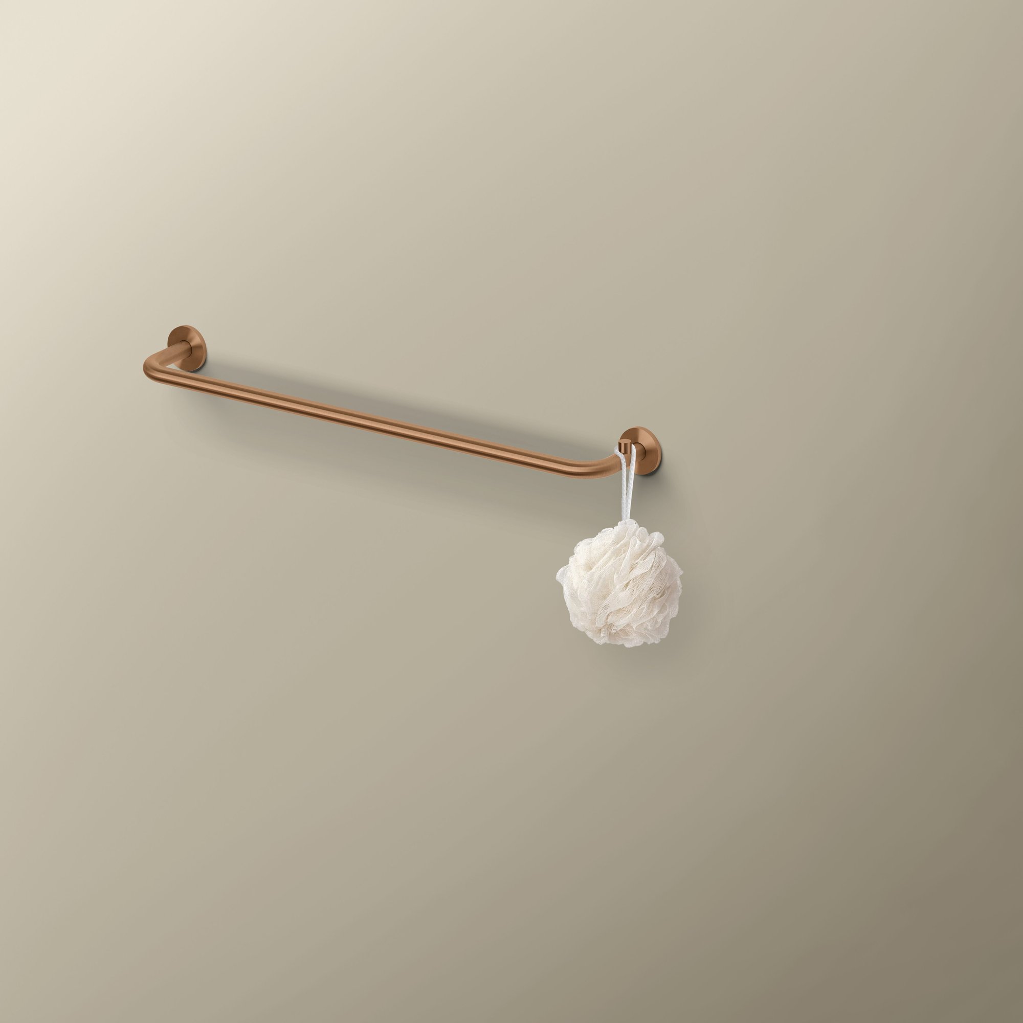 Clou Kaldur handdoekrek 45cm - geborsteld brons PVD - CL/09.05051.83 - Afbeelding 3