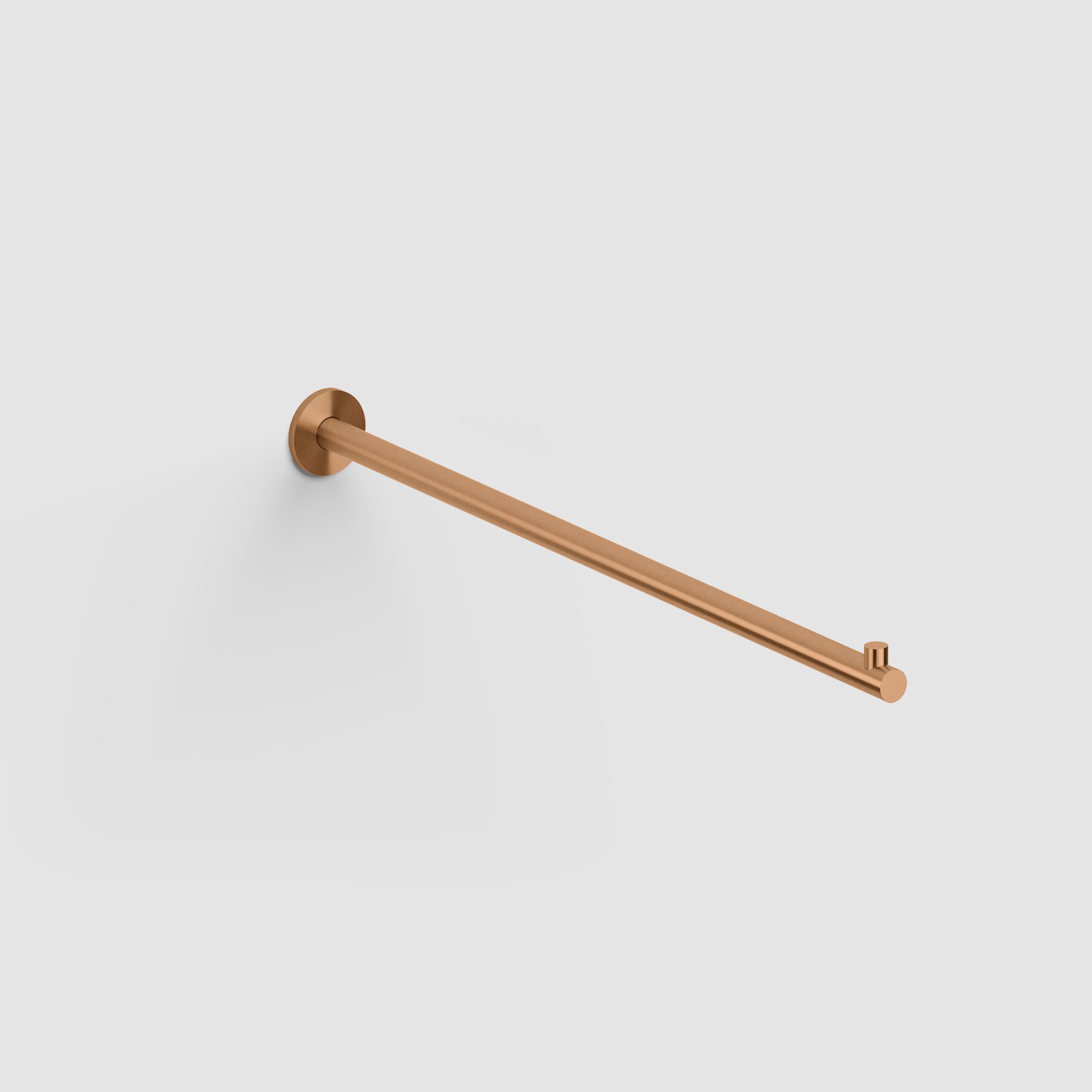 Clou Kaldur telescopische handdoekhouder 42cm - geborsteld brons PVD - CL/09.05058.83 - Afbeelding 2