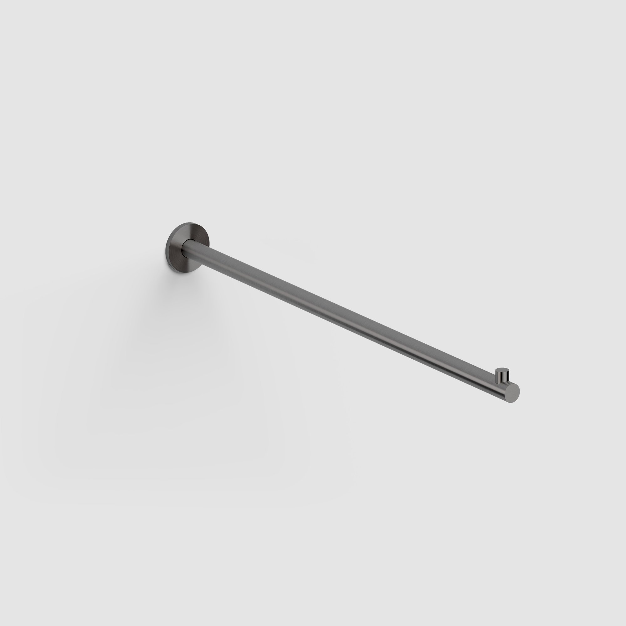 Clou Kaldur telescopische handdoekhouder 42cm - geborsteld gunmetal PVD - CL/09.05058.84 - Afbeelding 2