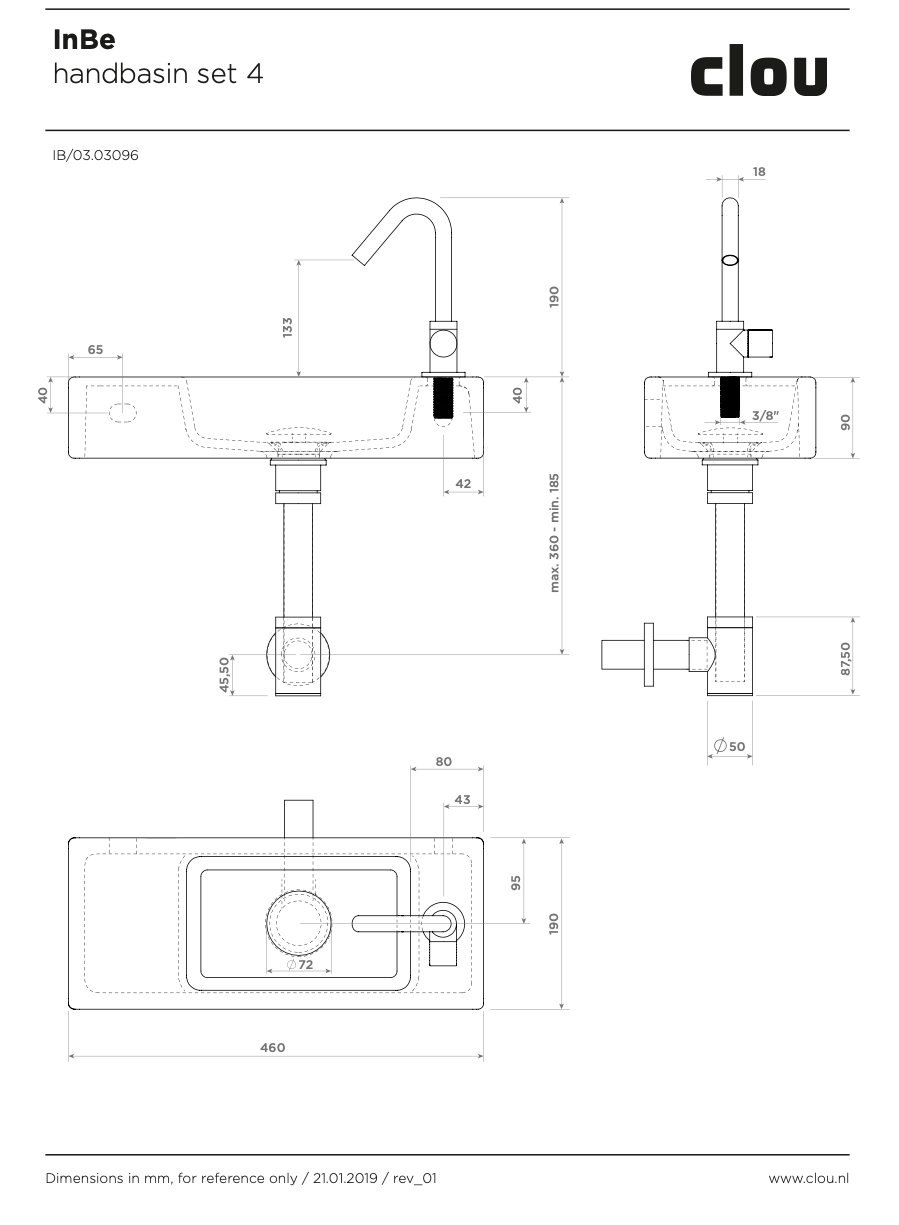 Clou InBe fonteinset 4 - IB/03.03096 - Afbeelding 8