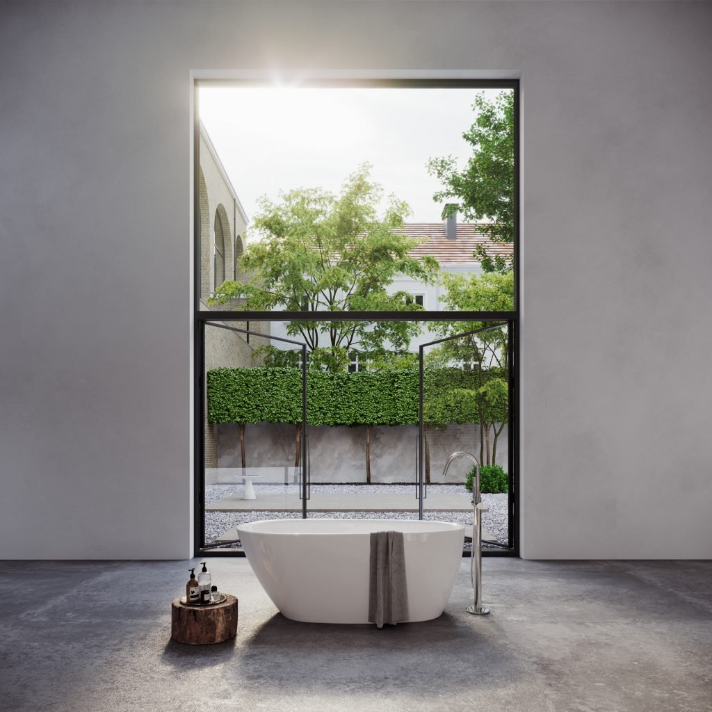 Clou InBe vrijstaand ligbad 150x73cm met overloop wit - IB/05.40402 - Afbeelding 2