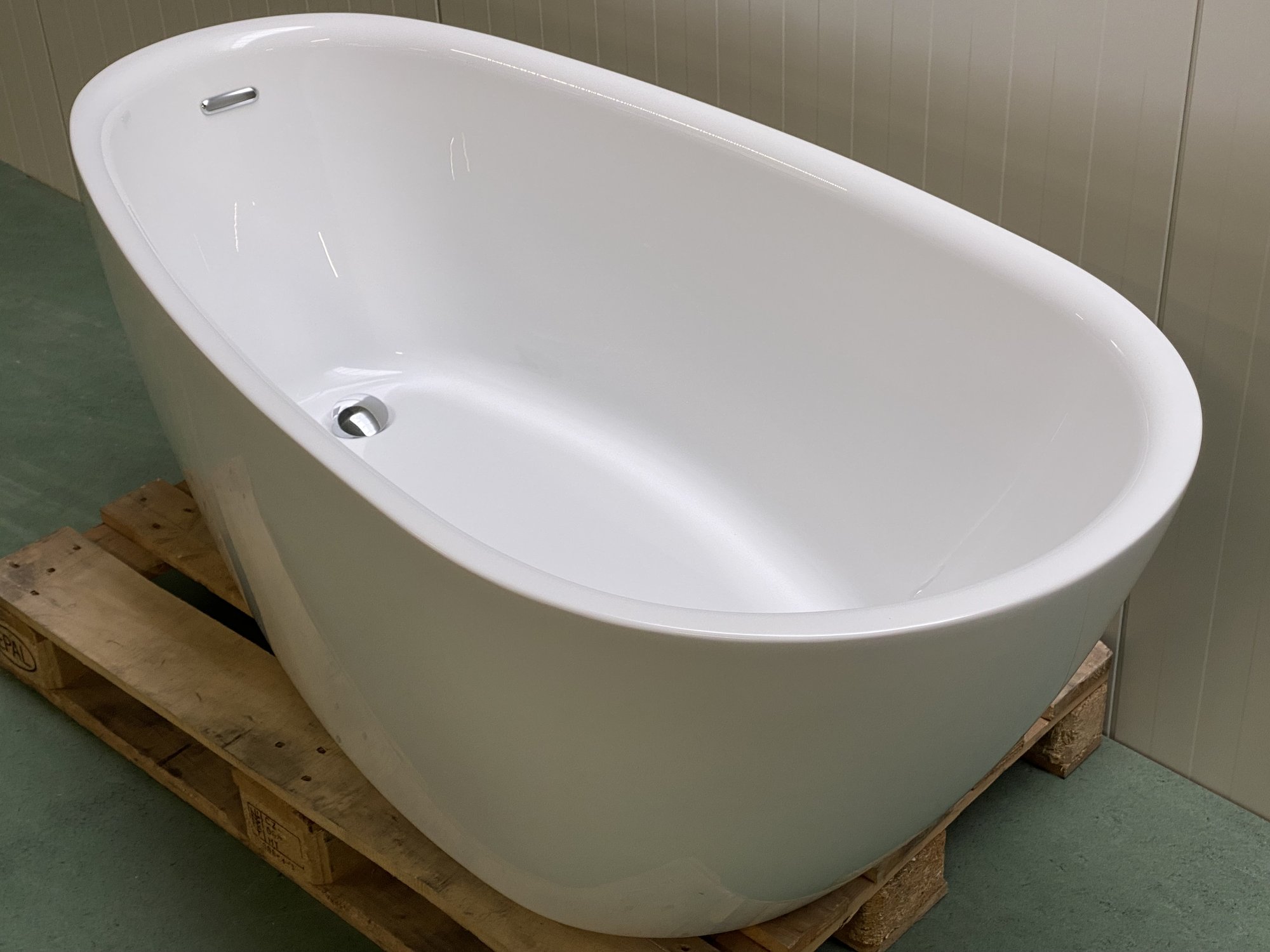 Clou InBe vrijstaand ligbad 150x73cm met overloop wit - IB/05.40402 - Afbeelding 7