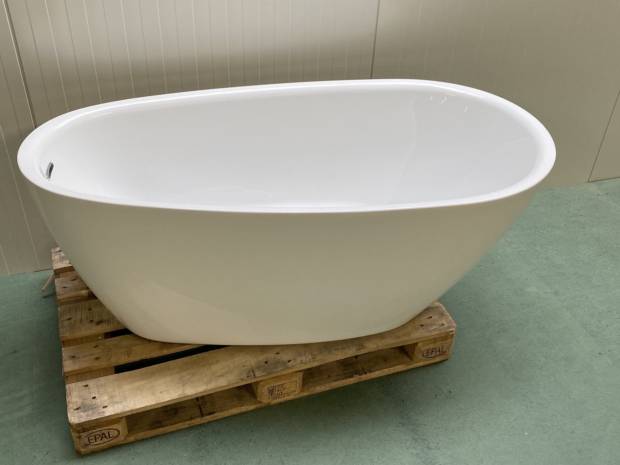 Clou InBe vrijstaand ligbad 150x73cm met overloop wit - IB/05.40402 - Afbeelding 8