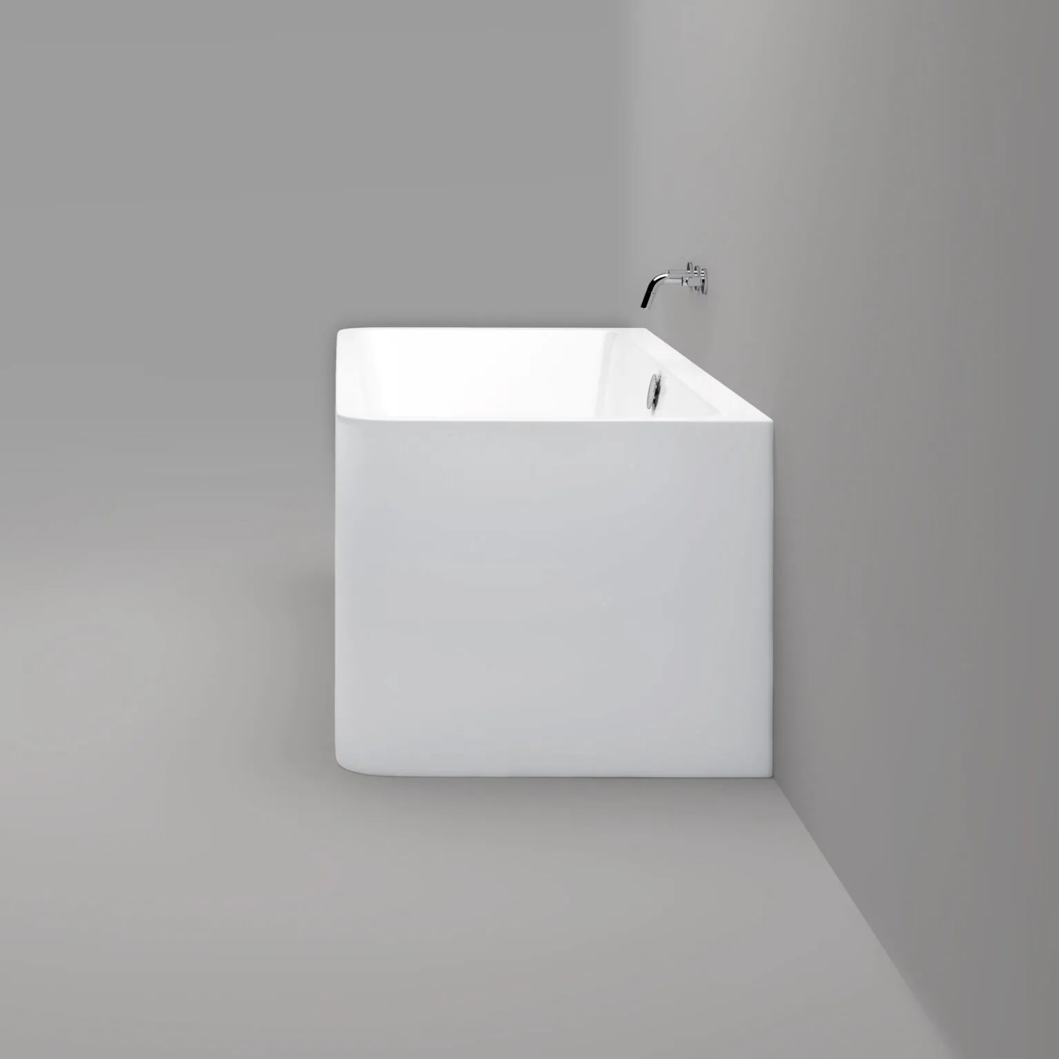 Clou InBe halfvrijstaand bad 172x74cm rechthoek wit - IB/05.40506 - Afbeelding 4
