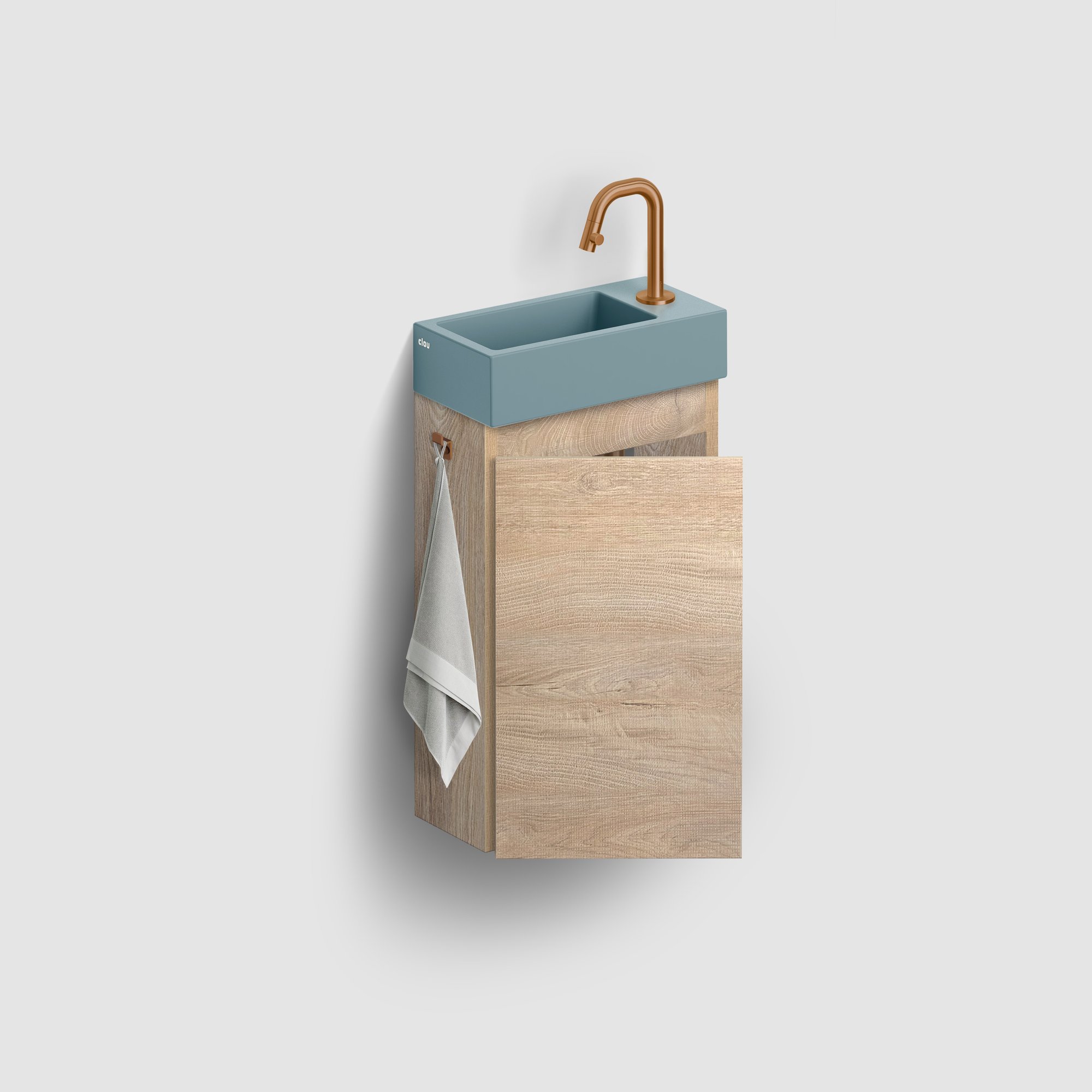 Clou InBe fonteinonderkast 36x18x55cm - links - grieks eiken - IB/07.16.7036.63.L - Afbeelding 8