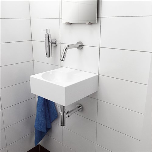 Clou Sjokker zeepdispenser wand 100cc - chroom - SJ/09.26045.01 - Afbeelding 5
