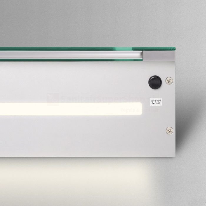 Spiegelkast SPK62000 - 160x70x14 cm - 3 Deuren - Directe LED verlichting - Aluminium - Met spiegelverwarming - SPK62160 - Afbeelding 4