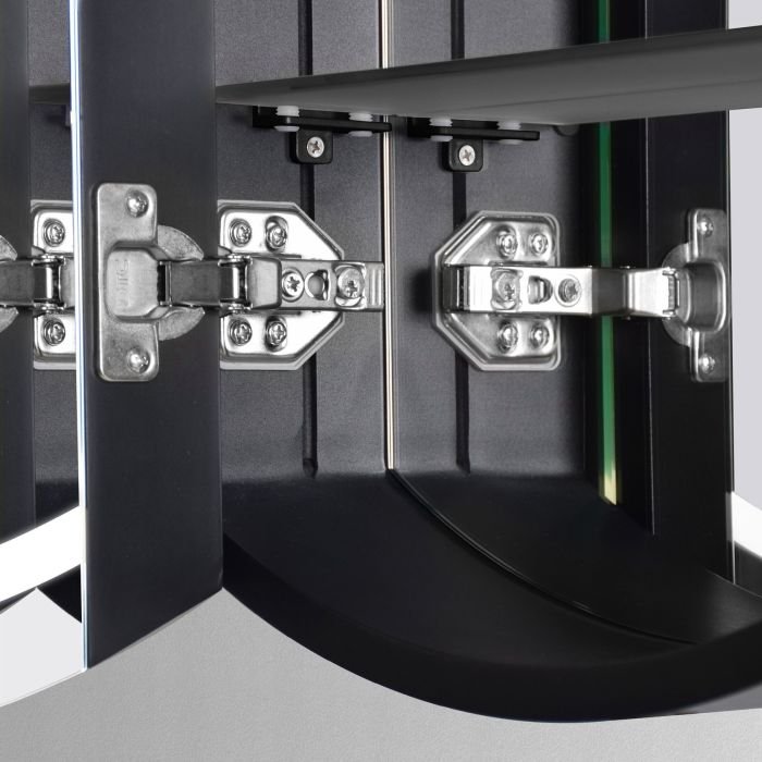 Spiegelkast SPK81000 - 60x60x13 cm - 1 Deur - Directe LED verlichting - Aluminium - Met spiegelverwarming - SPK81060 - Afbeelding 6