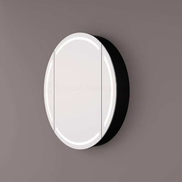 Hipp Spiegelkast SPK81000 - 80x80x13 cm - 1 Deur - Directe LED verlichting - Aluminium - Met spiegelverwarming - SPK81080 - Afbeelding 4