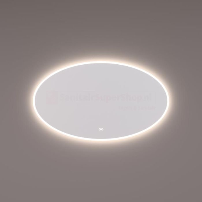 Badkamerspiegel Hipp Design SPV13800 - 120x70 cm - Indirecte LED verlichting - Touch button - Met spiegelverwarming - SPV13830KW - Afbeelding 2