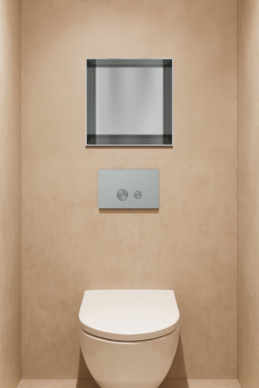 Hotbath &More inbouwnis 30x30x10cm - zonder frame - RVS 316 - BOX030FIX - Afbeelding 2