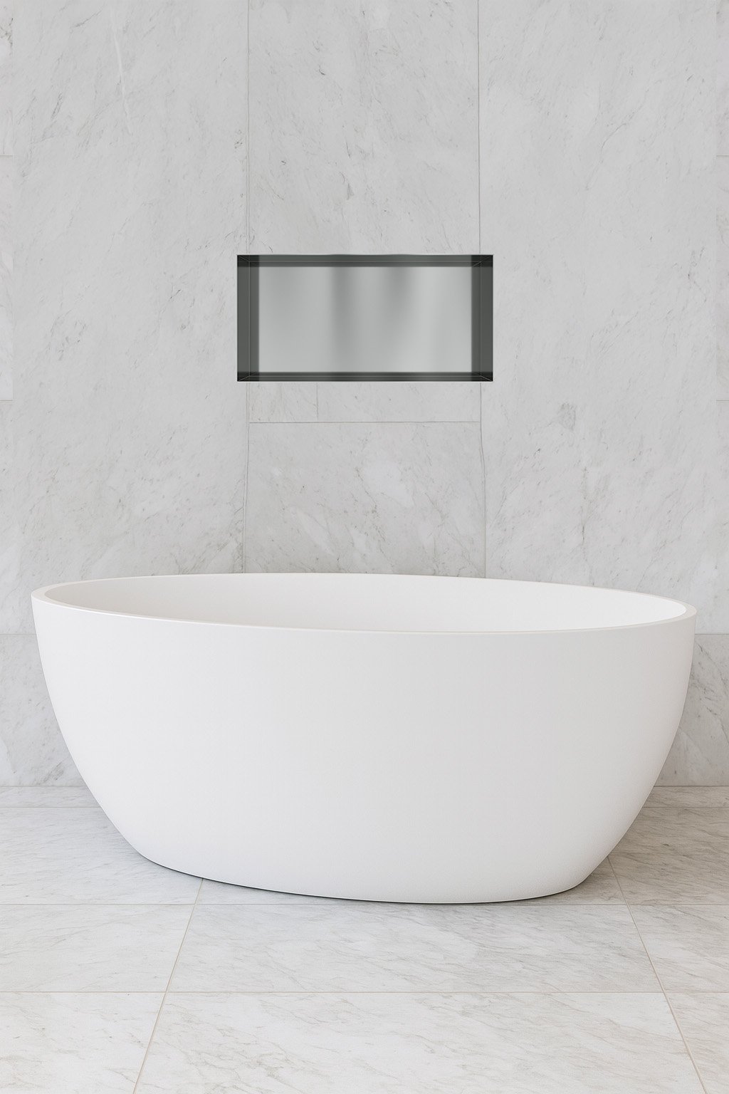 Hotbath &More inbouwnis 30x60x10cm - zonder frame - RVS 316 - BOX060FIX - Afbeelding 2