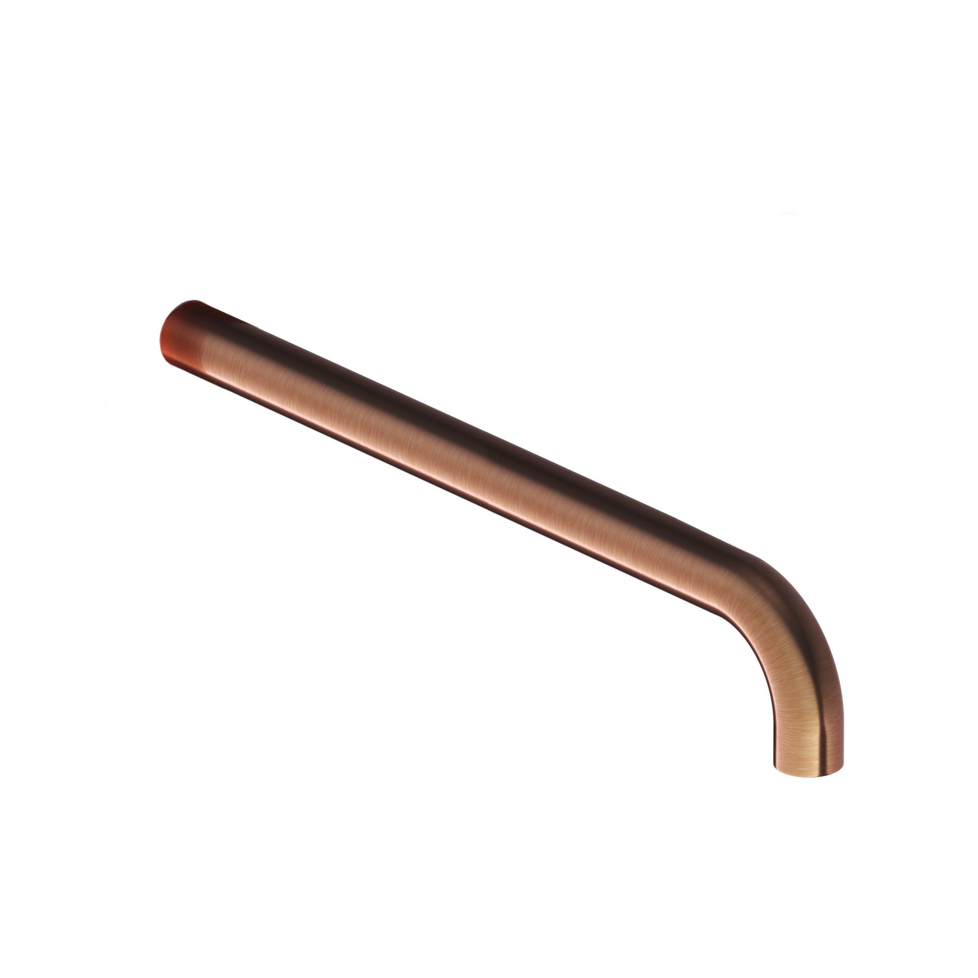 Hotbath Cobber CB094 uitloop tbv cb105 / cb106 - 25cm - geborsteld koper PVD - CB094-25BCP - Afbeelding 2