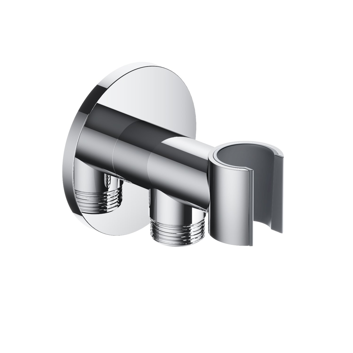 Hotbath Cobber Inbouw Doucheset - 20 cm Hoofddouche - Staafmodel Handdouche - Wandarm - Zonder Glijstang - Chroom - IBS20CR - Afbeelding 3