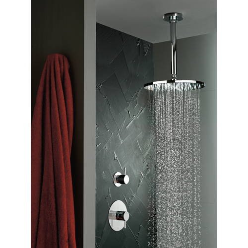 Hotbath Mate Hoofddouche - 25 cm - Geborsteld koper PVD - M105BCP - Afbeelding 3