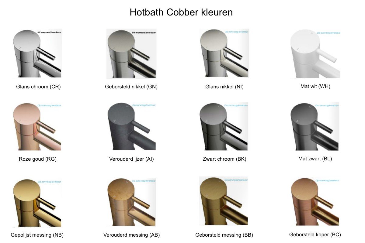 Hotbath Cobber Wandsteun - Chroom - M515CR - Afbeelding 3