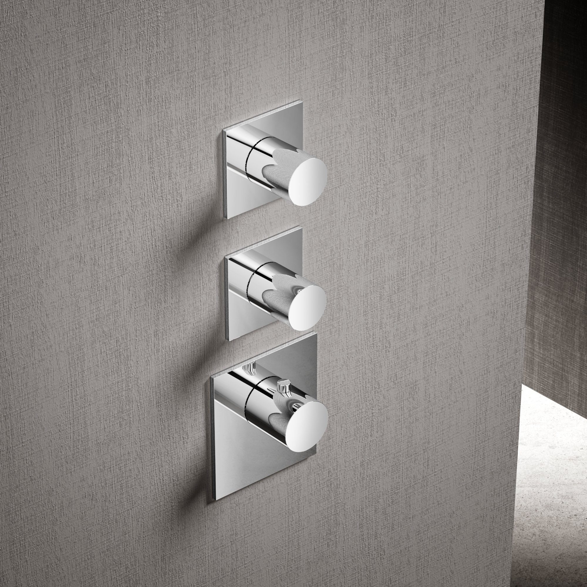 Hotbath Mate Thermostaat Set - Met 2 Stopkranen - Chroom - MHF022CR - Afbeelding 2