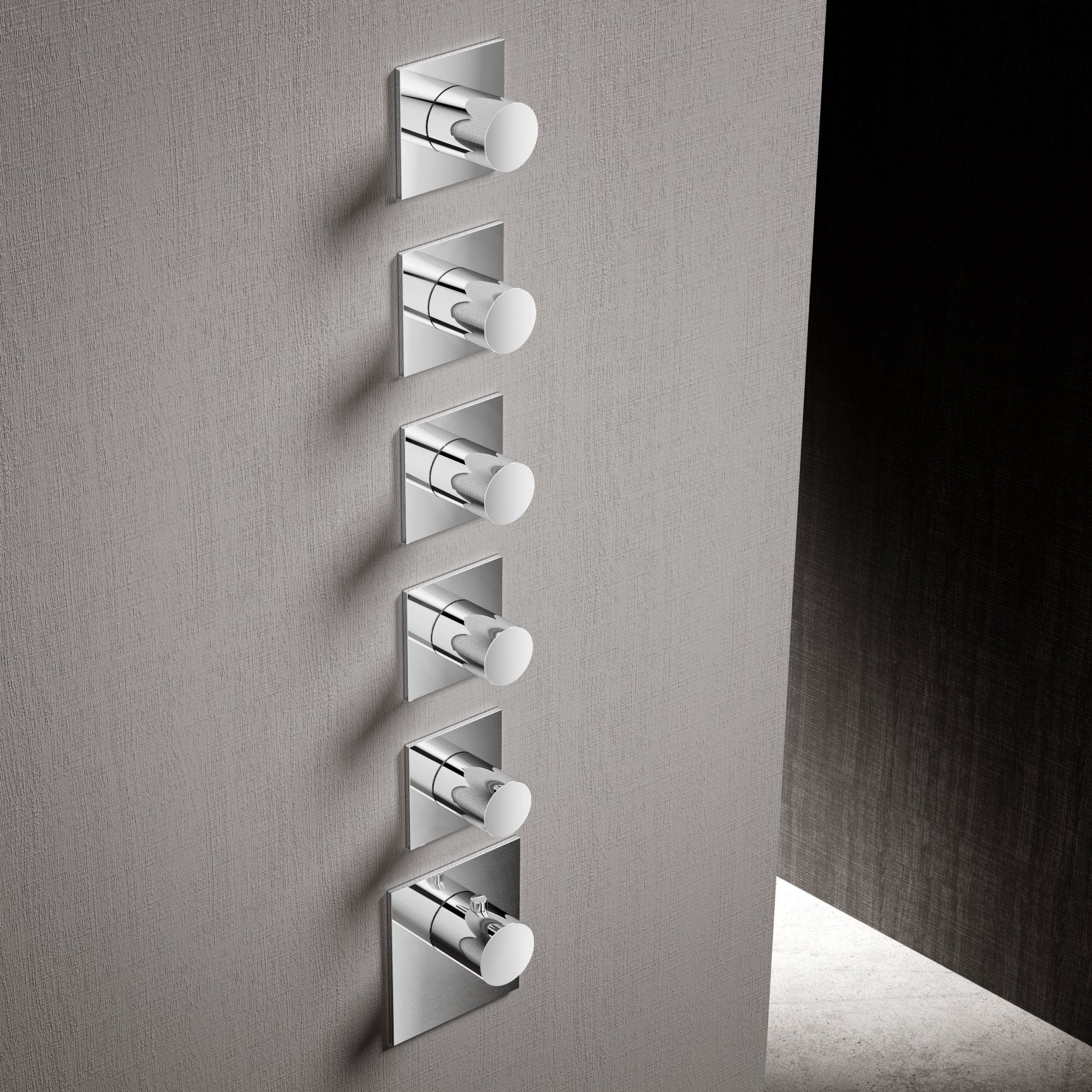 Hotbath Mate Thermostaat Set - Met 5 Stopkranen - Chroom - MHF025CR - Afbeelding 2