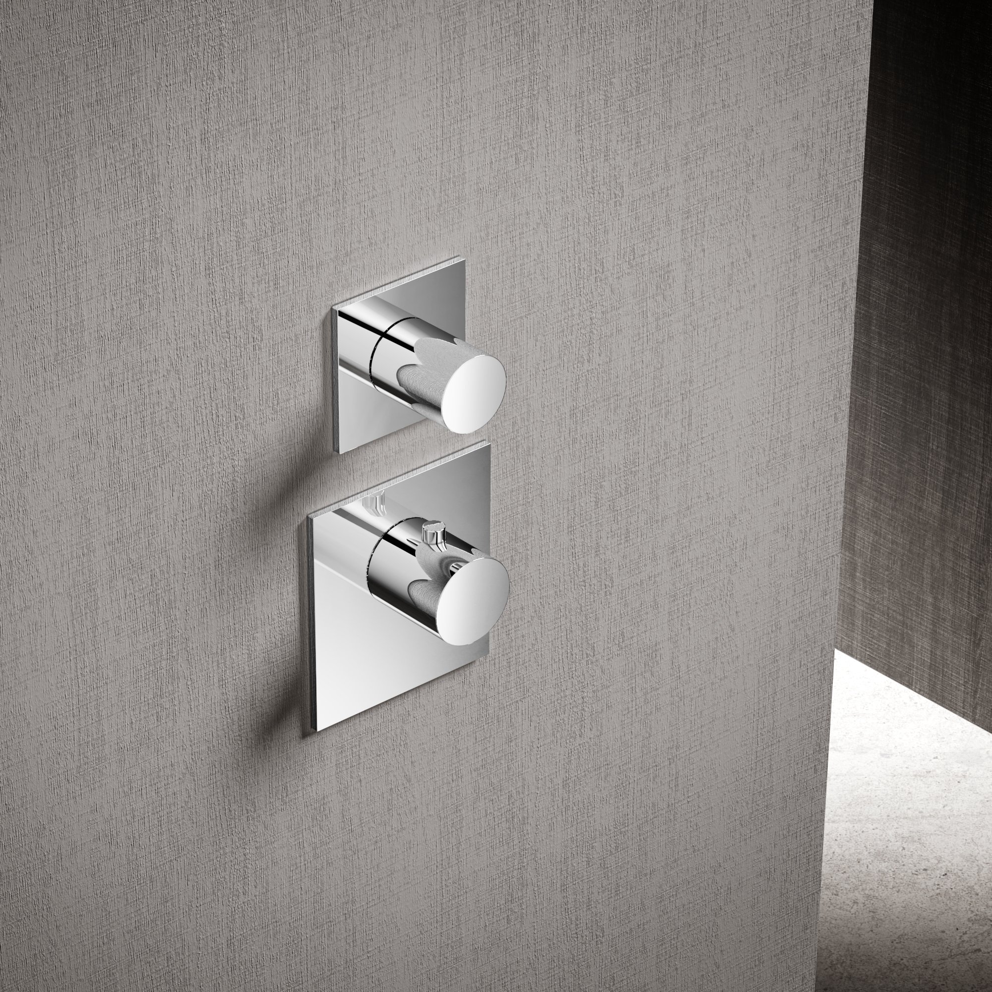 Hotbath Mate Thermostaat Set - Met 1 Stopkranen - Chroom - MHRQ1CR - Afbeelding 2