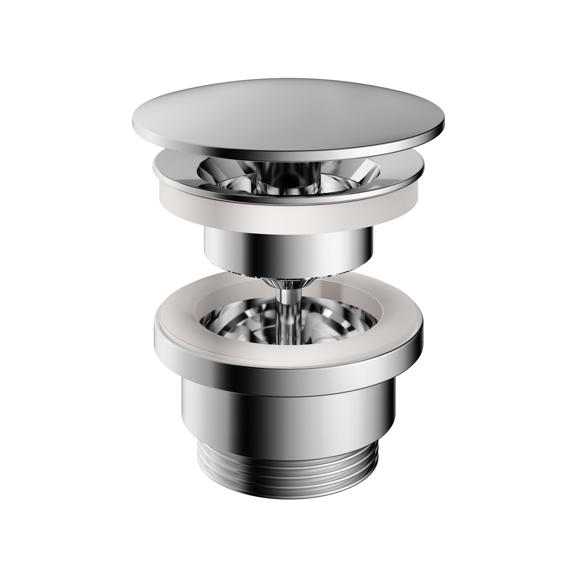 Hotbath Ace Open plug - Geborsteld zwart PVD - P708MBP - Afbeelding 2