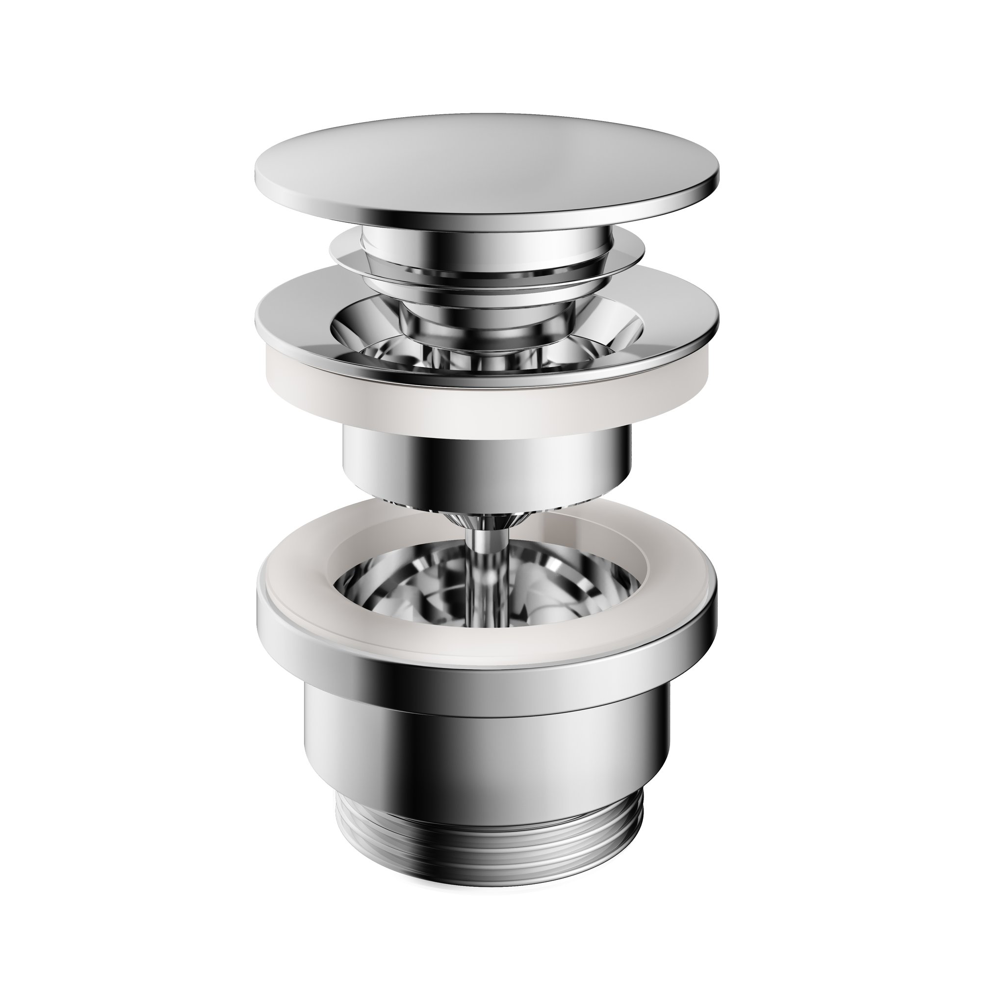 Hotbath Ace Klikplug - Geborsteld zwart PVD - P710MBP - Afbeelding 2